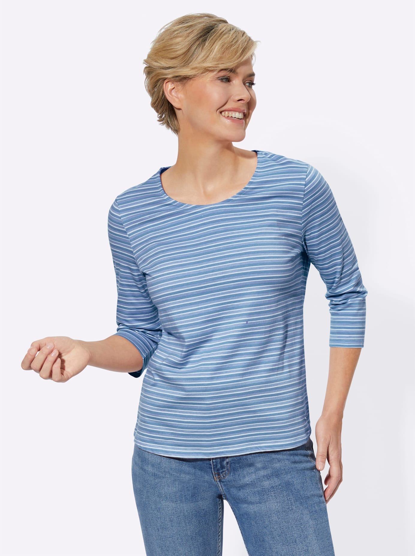 Casual Looks 3/4-Arm-Shirt »Ringelshirt« 1 Stk.