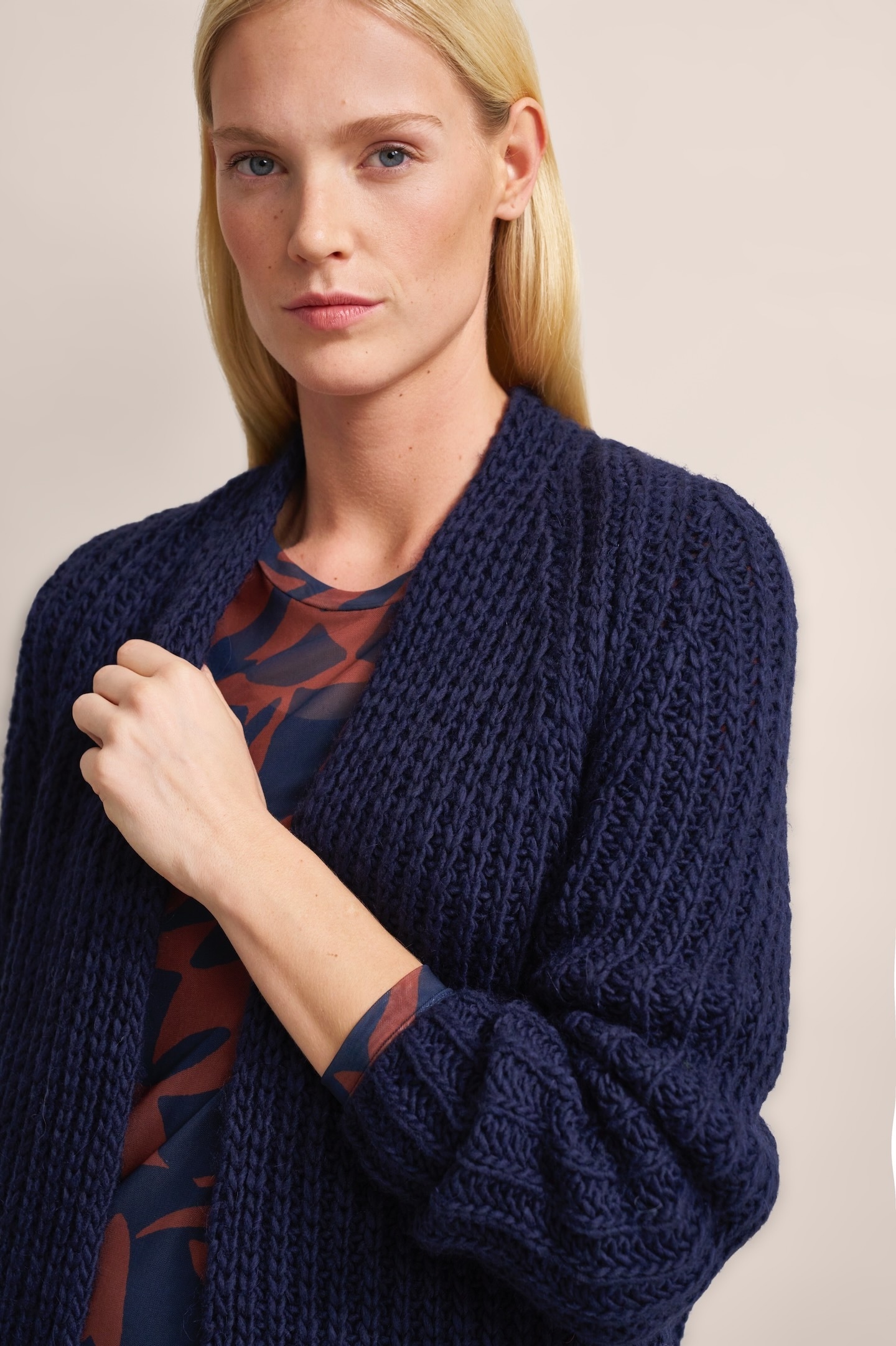 bugatti Strickjacke, aus einer Alpaka-Wollmischung