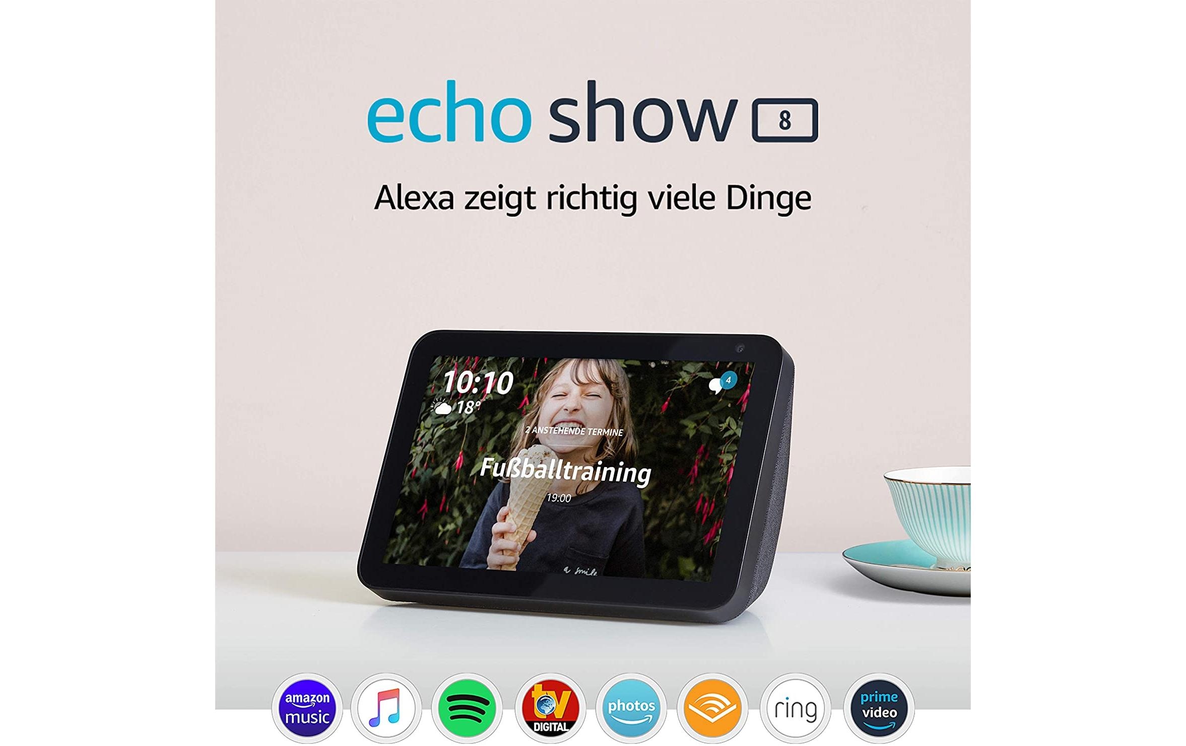 Amazon Smart Speaker »Amazon Echo Show 8 Schwarz«