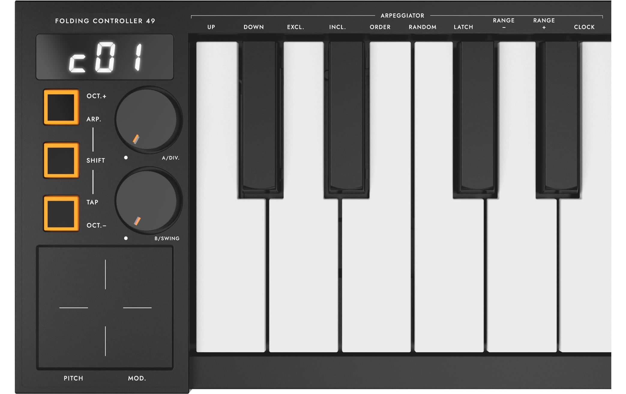Home-Keyboard »Carry-on by Blackstar Controller Folding Controller 49«