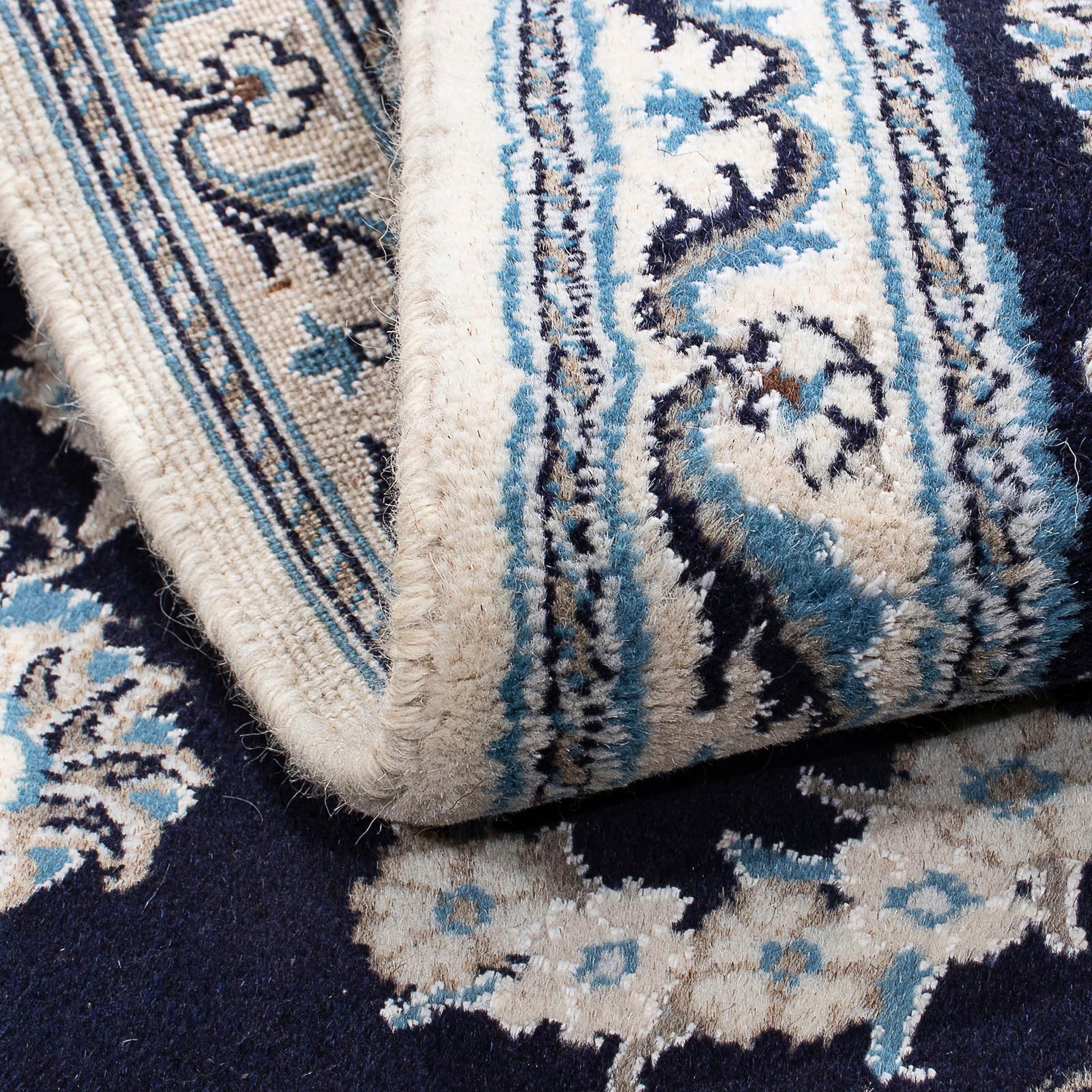 morgenland Orientteppich »Perser - Nain - 150 x 86 cm - dunkelblau«,  rechteckig, Wohnzimmer, Handgeknüpft, Einzelstück mit Zertifikat online  shoppen | Jelmoli-Versand