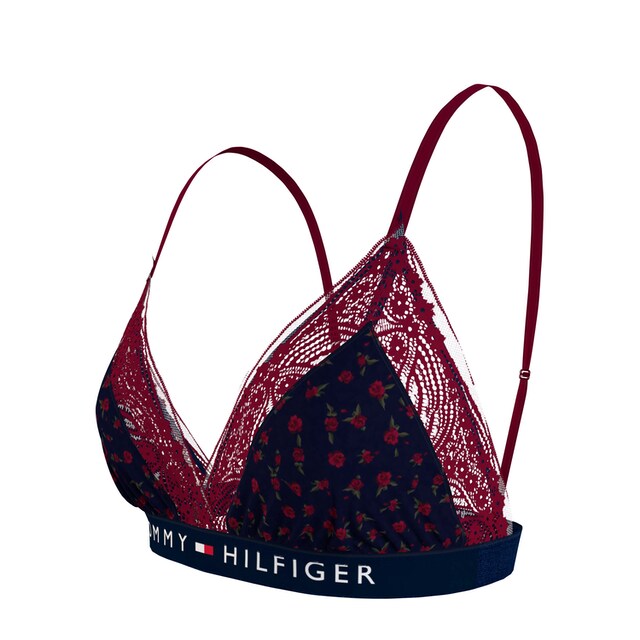 Tommy Hilfiger Underwear Triangel-BH, mit Spitzenkante und floralem Druck  online kaufen bei Jelmoli-Versand Schweiz