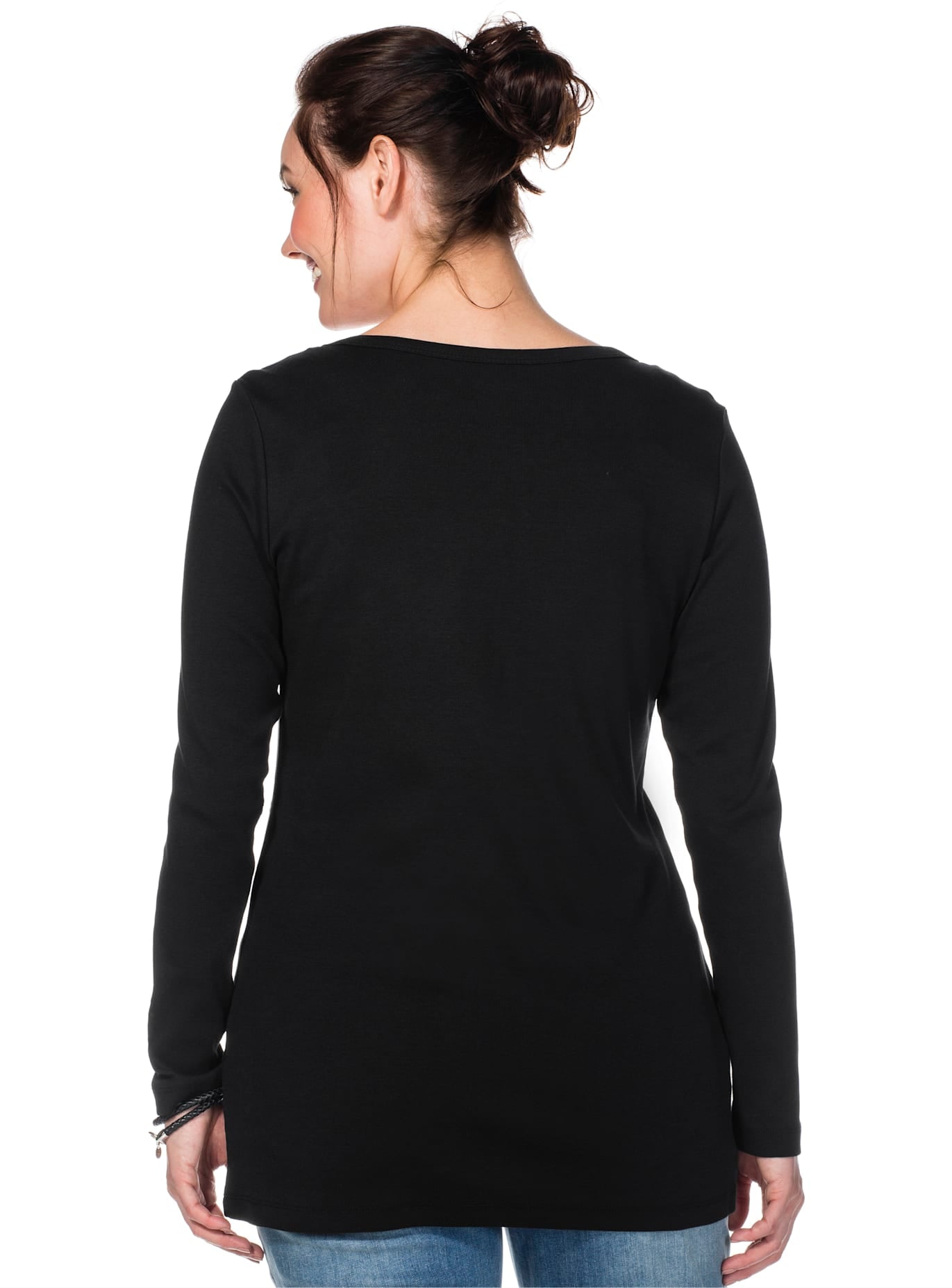 Sheego Langarmshirt »Langarmshirt«, (1 tlg.)