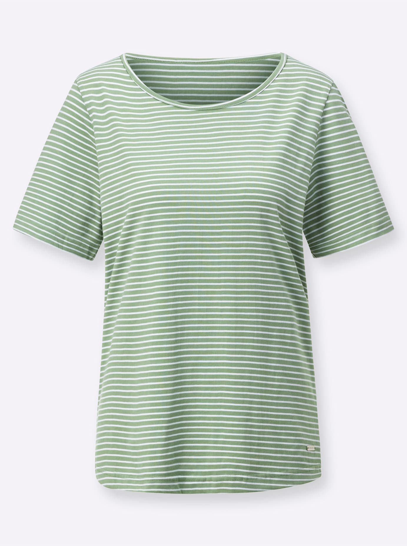 Casual Looks Kurzarmshirt »Ringelshirt«, (1 tlg.)