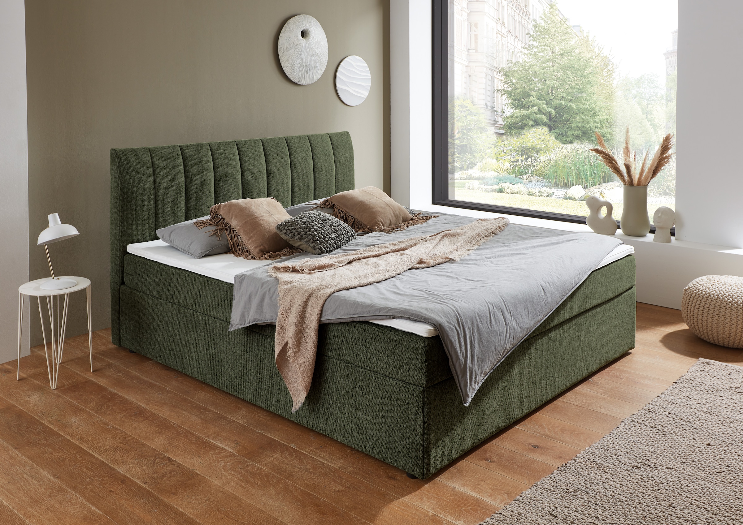 ATLANTIC home collection Boxbett Alva, wahlweise mit Matratze und Topper