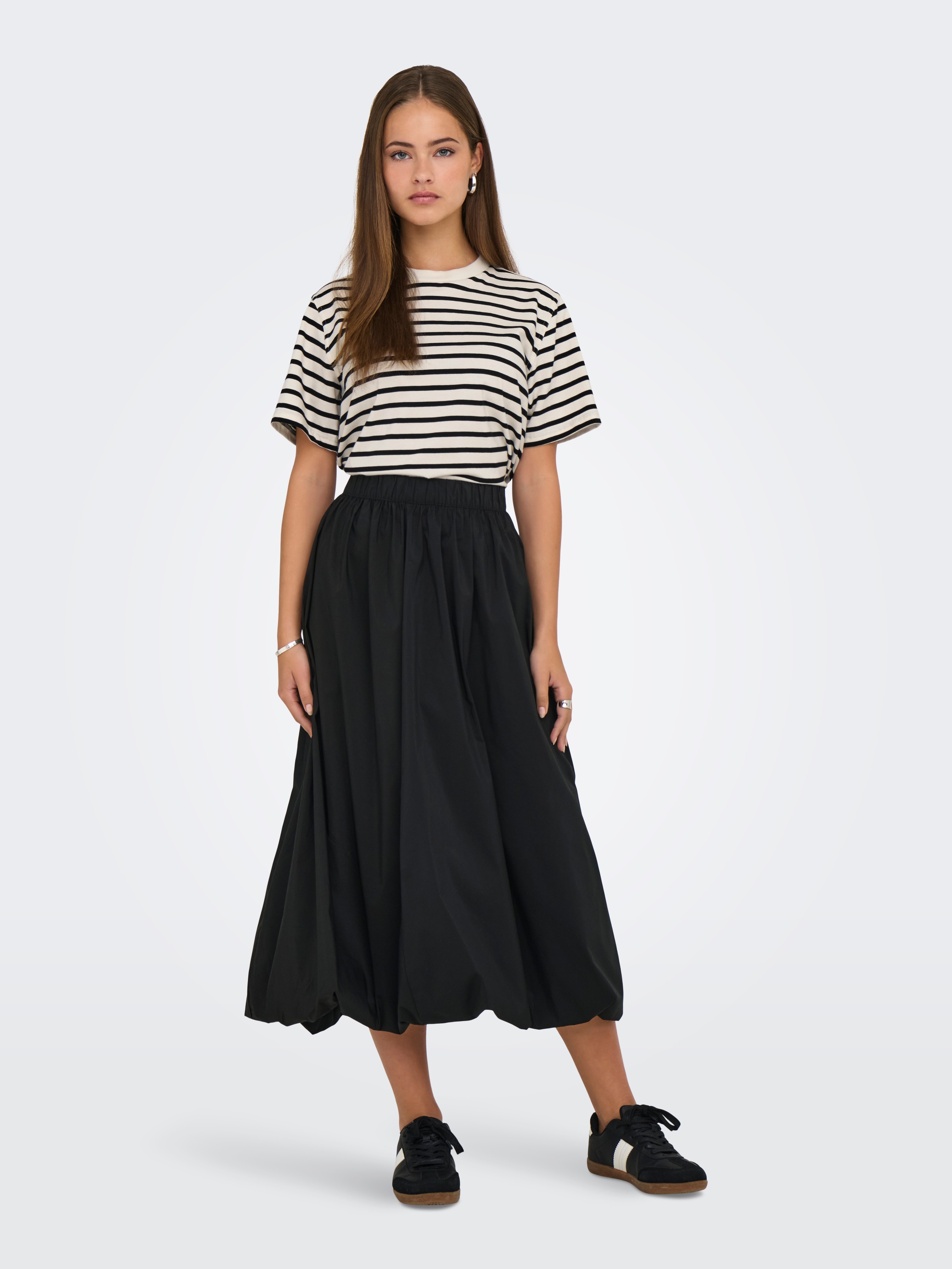 ONLY Kurzarmshirt »ONLLIVINA S/S STRIPE TEE JRS NOOS«