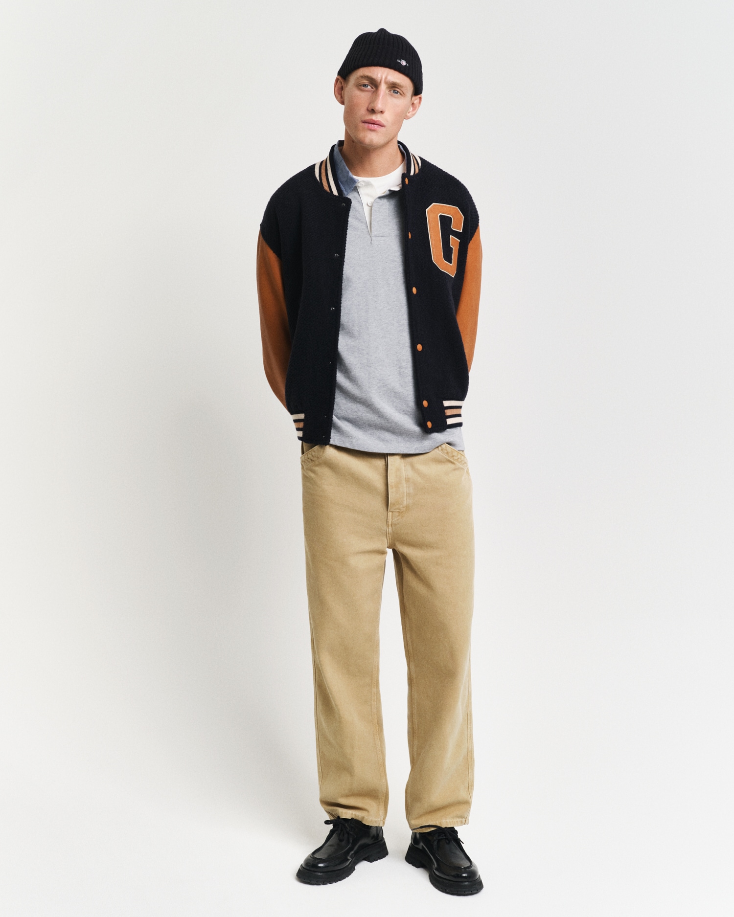 Gant Langarm-Poloshirt »REG CHAMBRAY HEAVY RUGGER«