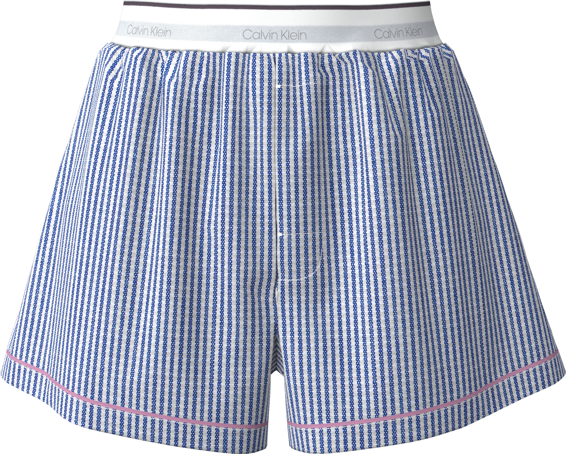 Calvin Klein Underwear Schlafshorts »V DAY POPLIN SHORT« Mit elastischem Bund