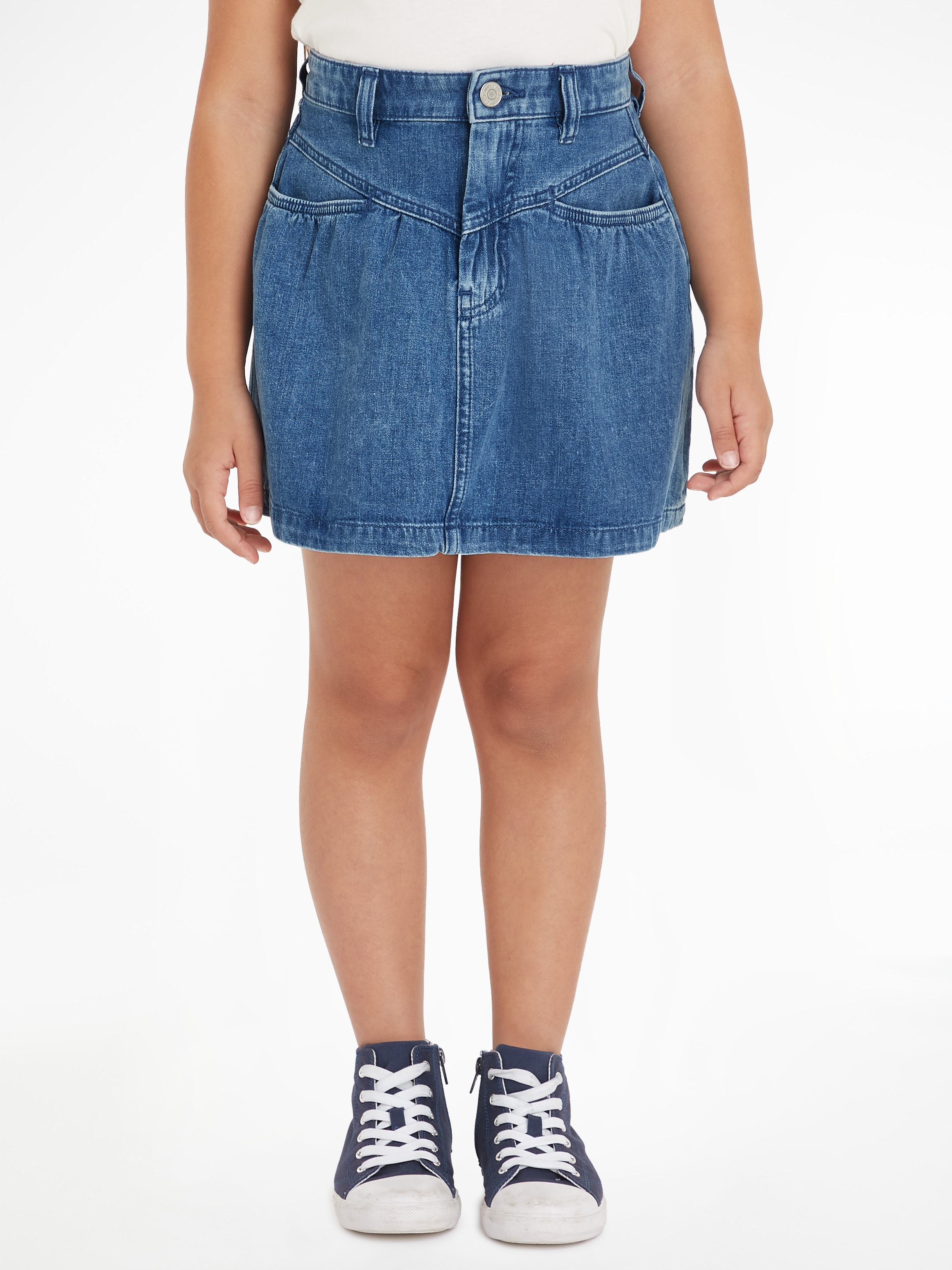 A-Linien-Rock »DENIM FRONT YOKE DETAIL SKIRT«, Kinder bis 16 Jahre