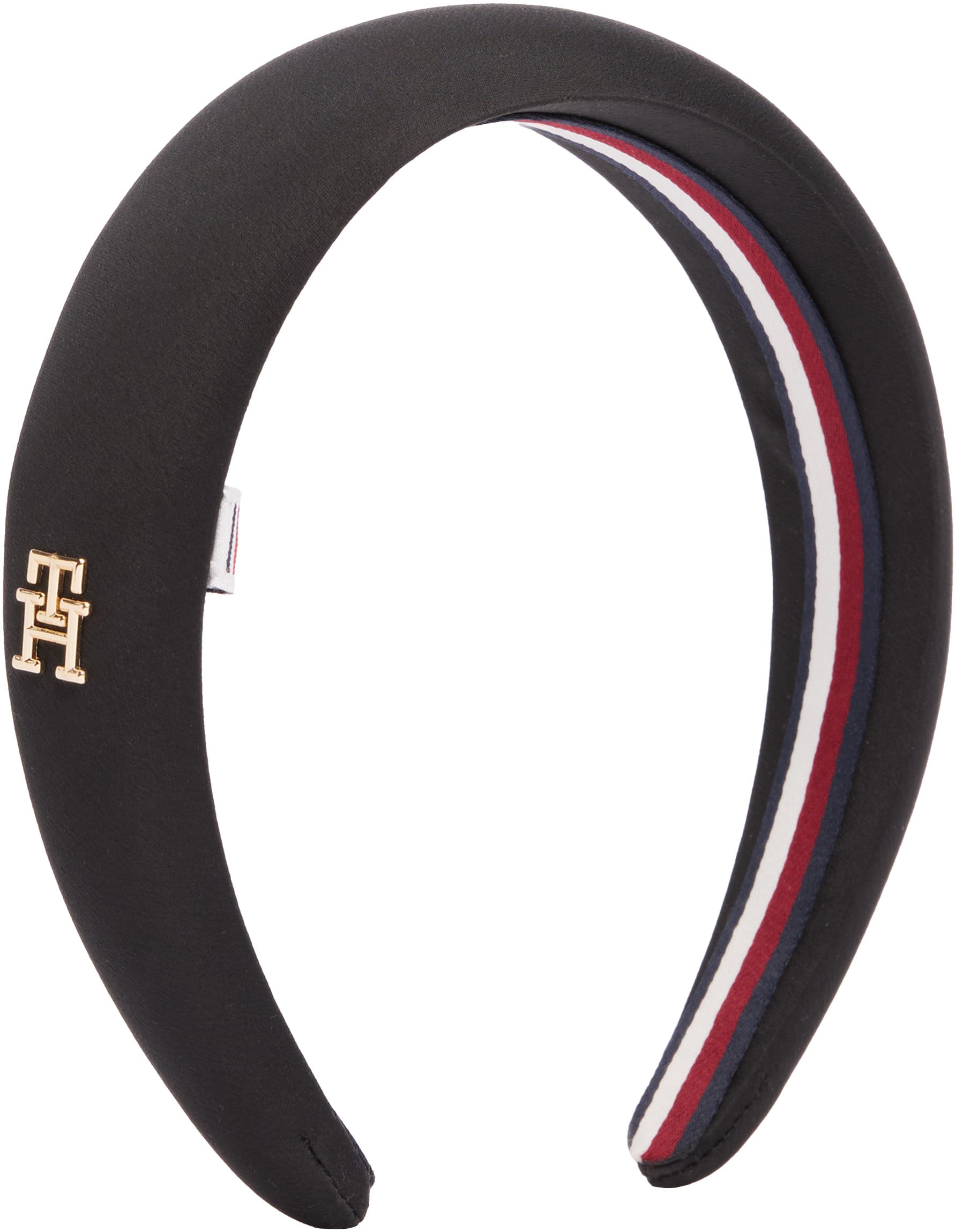 Tommy Hilfiger Stirnband »ELEVATED CHIC HEADBAND«, Logoemblem, weiche Haptik, Premium Haarreifen