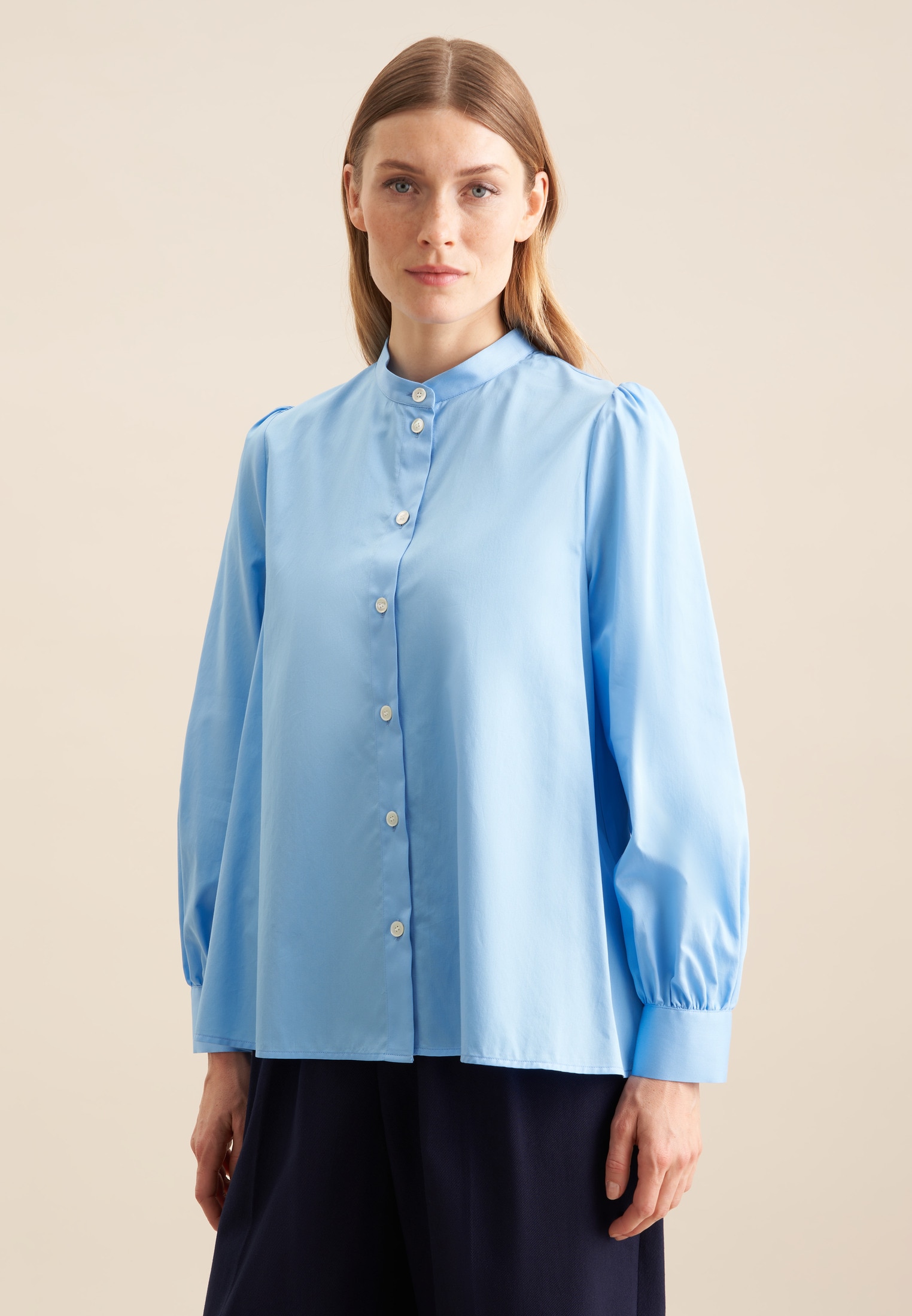 seidensticker Klassische Bluse »Schwarze Rose« 1/1 Kragen Uni