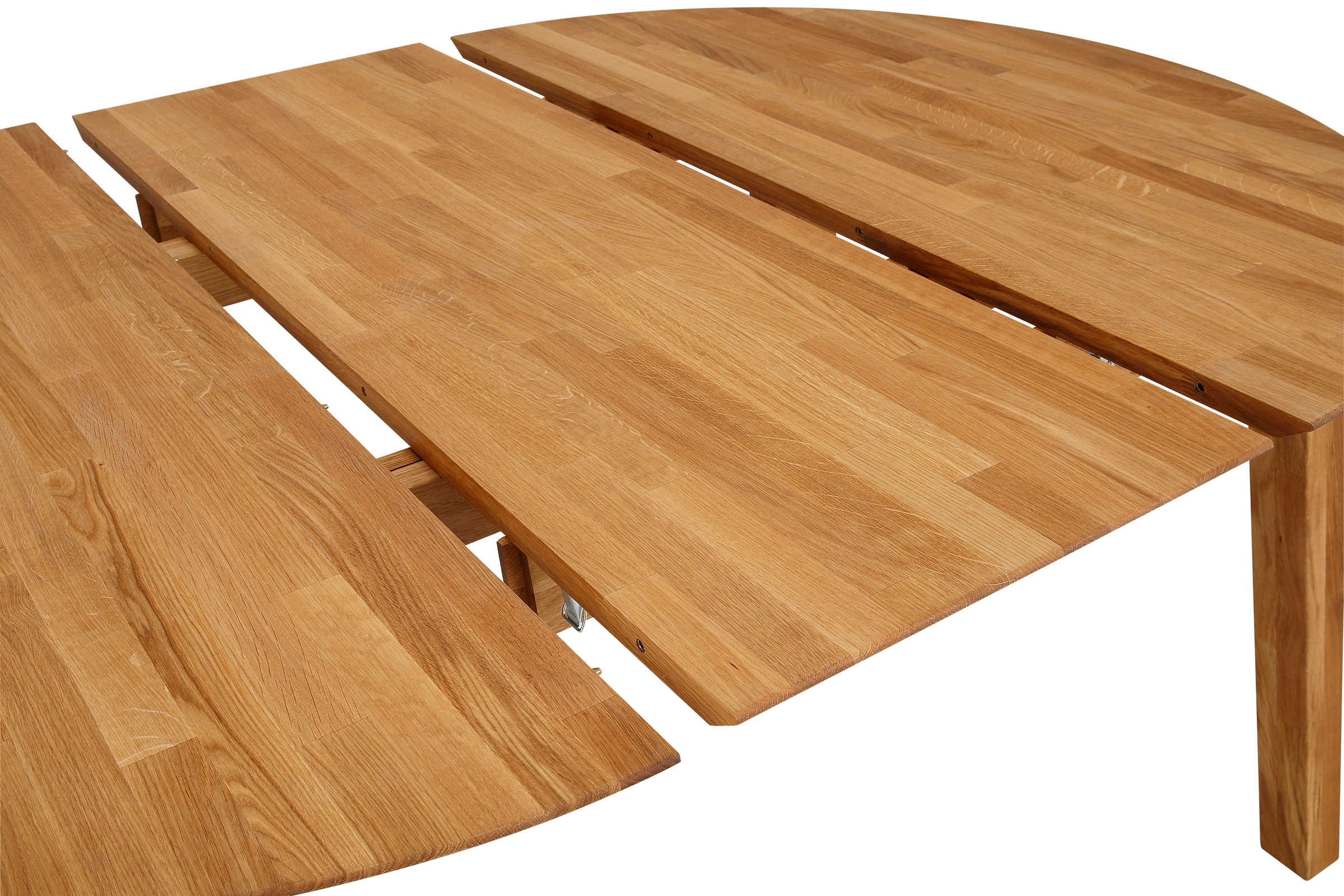 Home affaire Esstisch »Time Massivholz FSC Holztisch«, Durchmesser 120 cm, mit Auszugsfunktion, Küchentisch, Bestseller