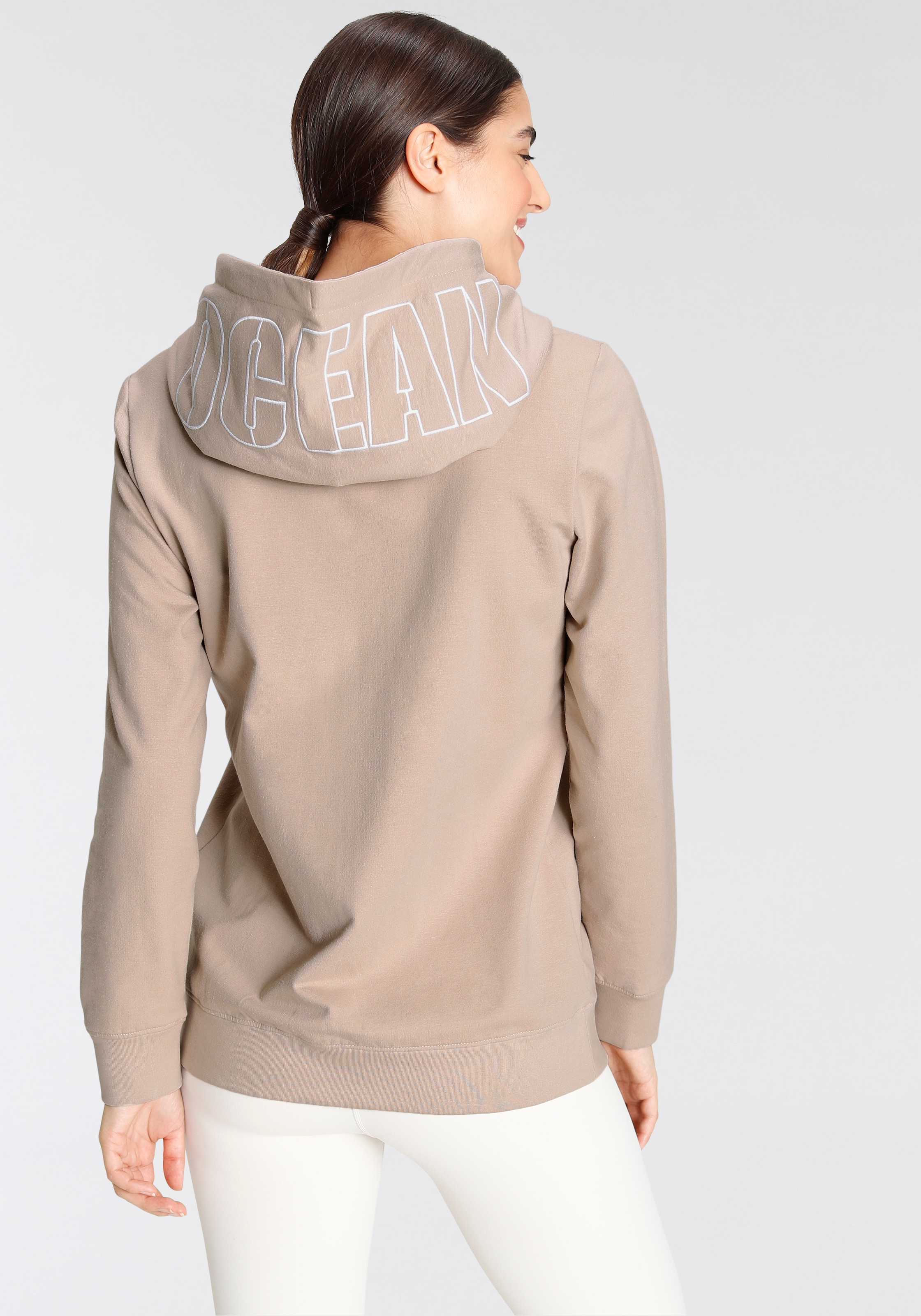 Kapuzensweatjacke online Schweiz Jelmoli-Versand »Essential Sportswear Ocean bei kaufen Sweatjacke«