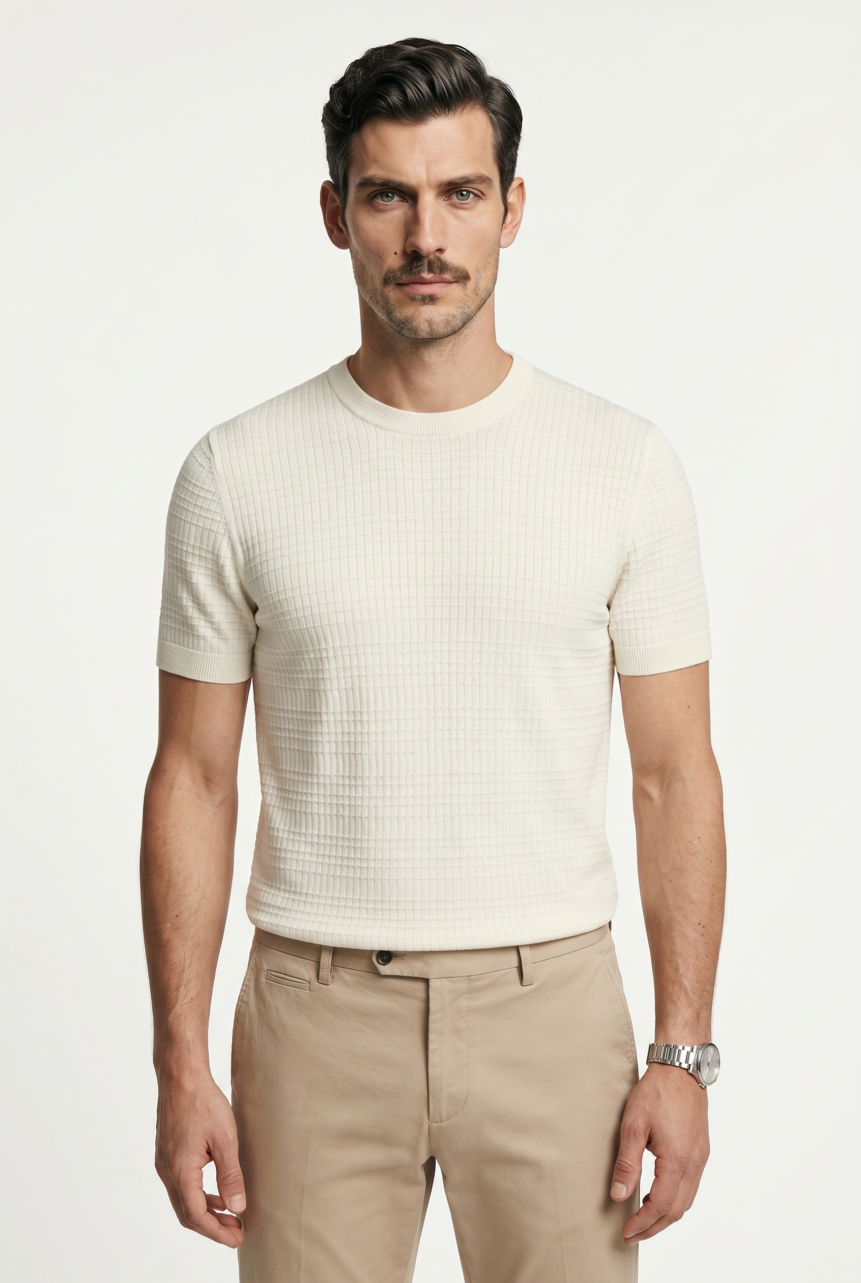 JOOP Kurzarmpullover "Elio" Regular fit mit Rundhalsausschnitt