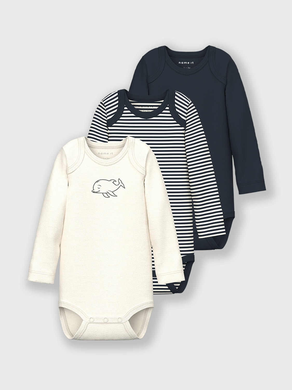 Name It Body »NBNBODY 3P LS Y/D CORE 2 NOOS« Packung, 3 Stk.