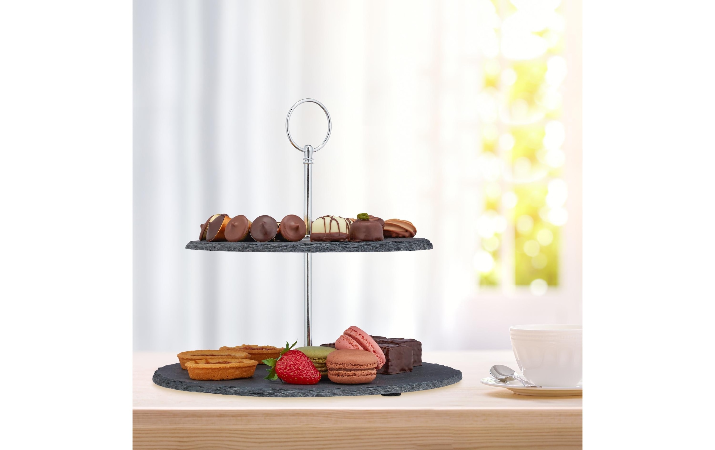 relaxdays Etagere »2-stufig«