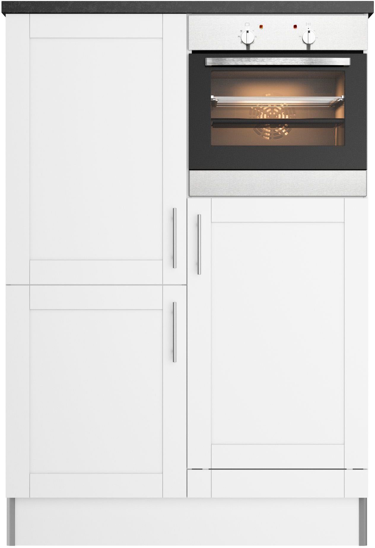 OPTIFIT Küche "Ahus, Hochschrankmodul" Breite 120 cm,wahlweise mit E-Geräten,Soft-Close-Funktion