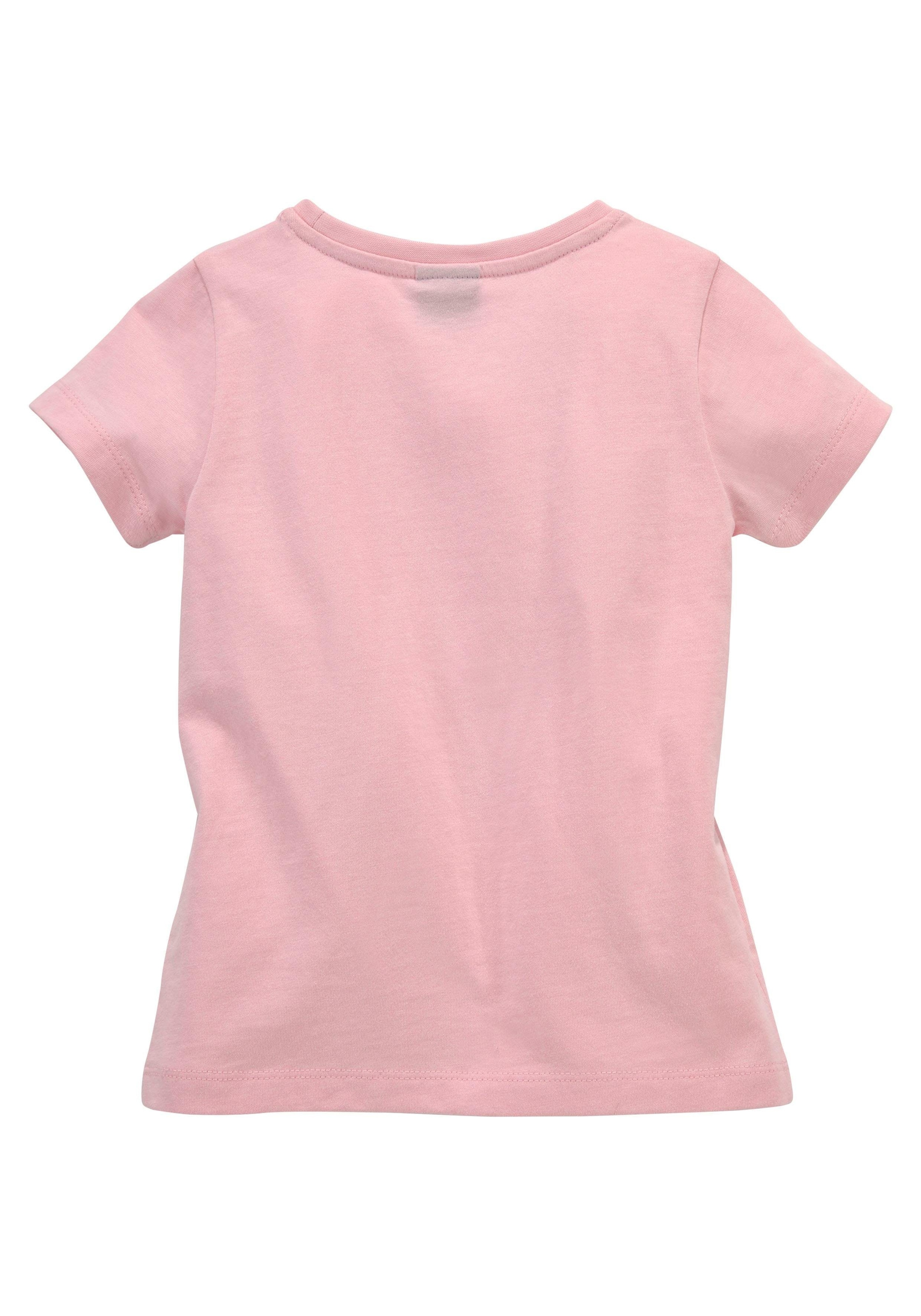 KIDSWORLD T-Shirt »für kleine Mädchen«, mit niedlichem Einhornmotiv