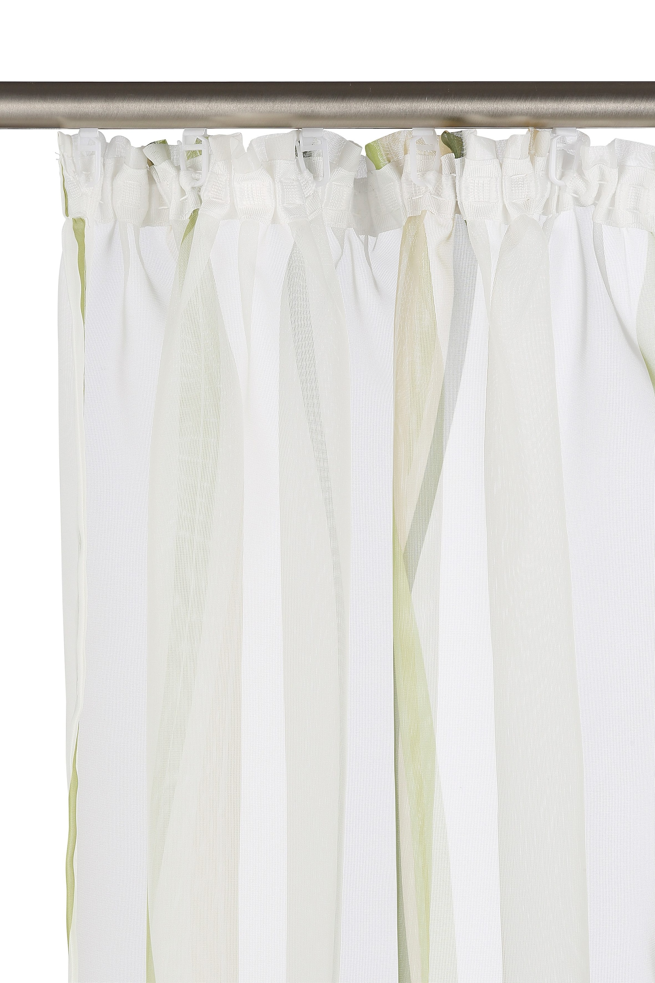 my home online Gardine Jelmoli-Versand Wellen shoppen Voile, »Dimona«, | Polyester, 2er-Set, (2 St.)