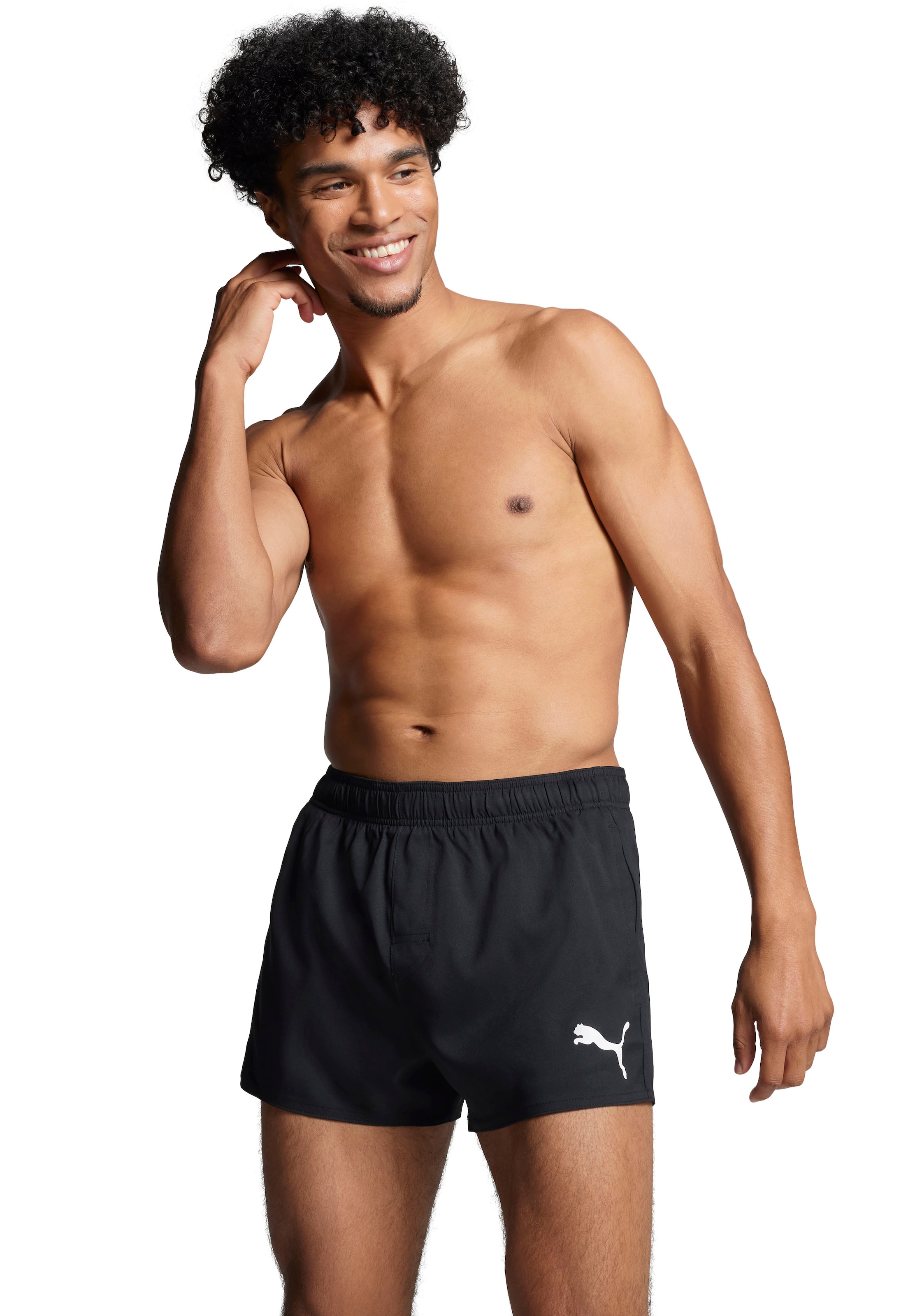 PUMA Badeshorts »PUMA SWIM MEN SHORT SHORTS 1P«, mit Seitentaschen