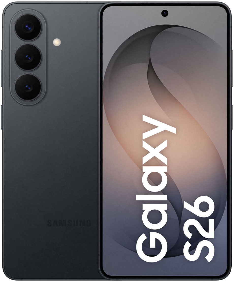 Samsung Smartphone "Galaxy S26" black Galaxy AI, in mehreren Ausführungen