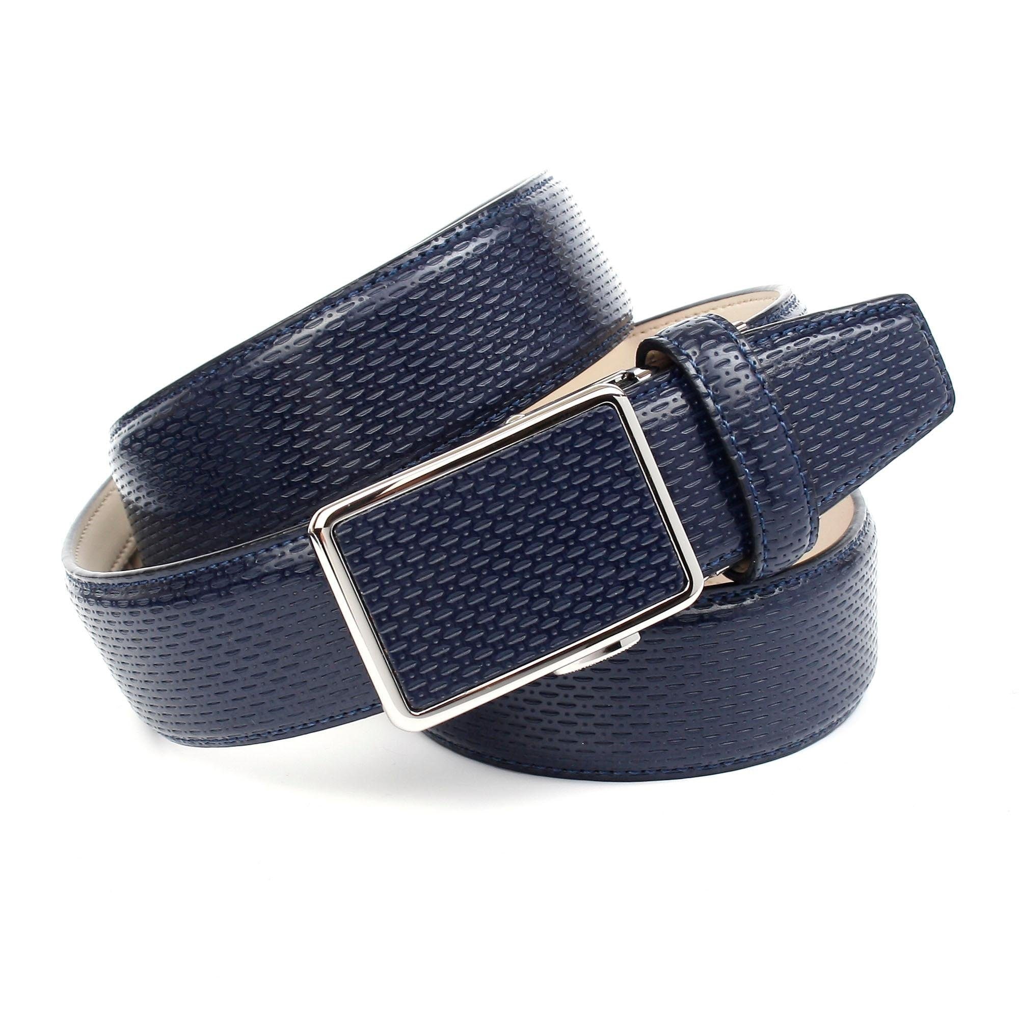 Anthoni Crown Ledergürtel, für blaue Jelmoli-Versand mit | perforiertem Leder kaufen Schuhe online
