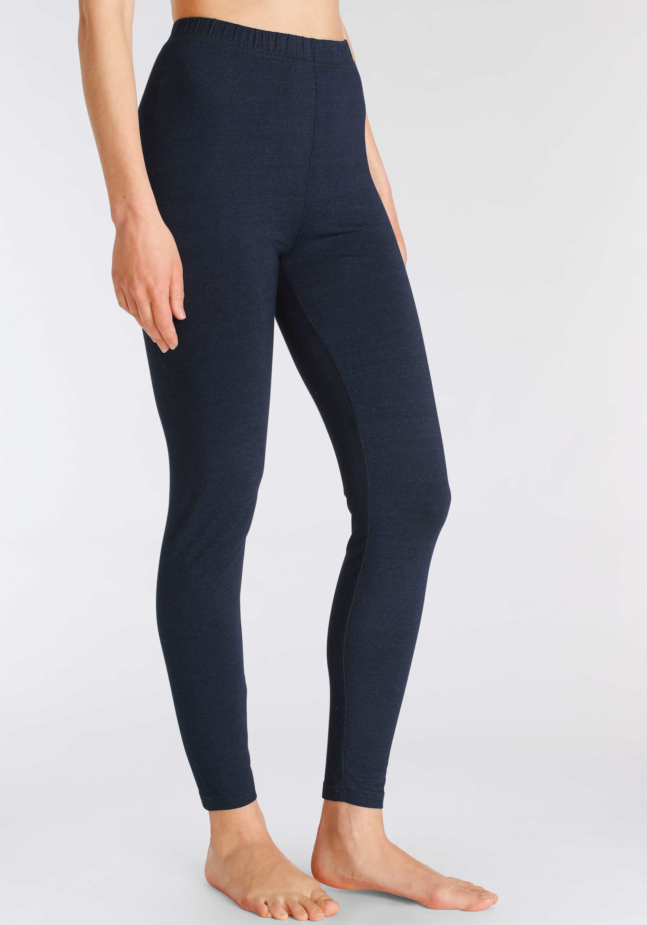 Vivance active Leggings, (2er-Pack), mit Gummibund, Loungewear