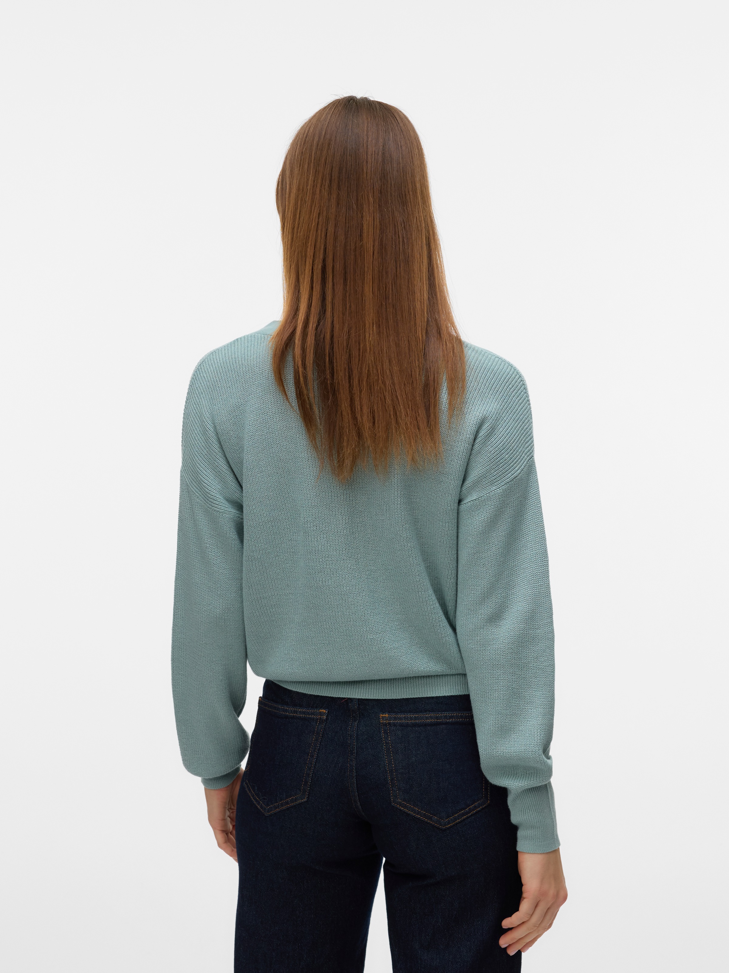 Vero Moda Strickjacke »VMNEWLEXSUN LS SHORT V-NECK CAR GA NOOS«