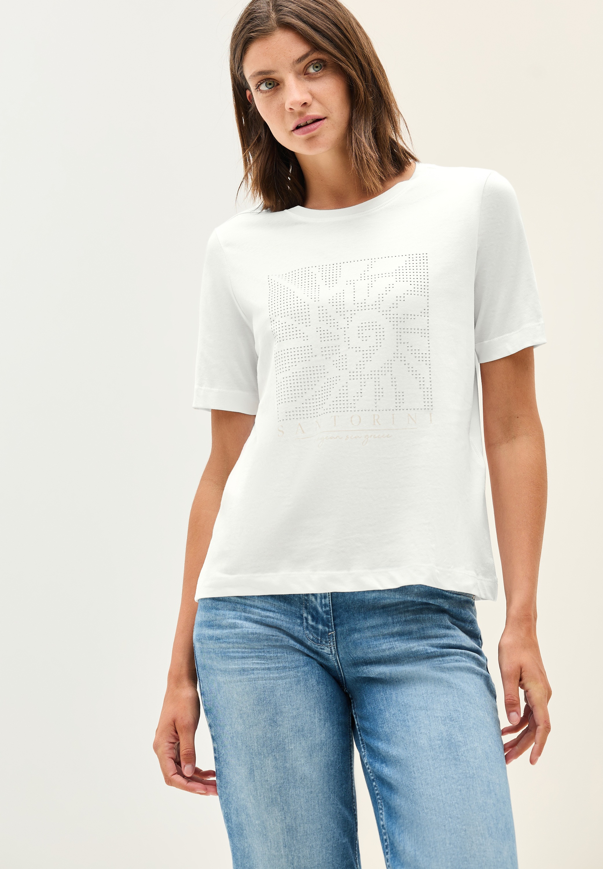 Cecil T-Shirt mit Schmucksteinen