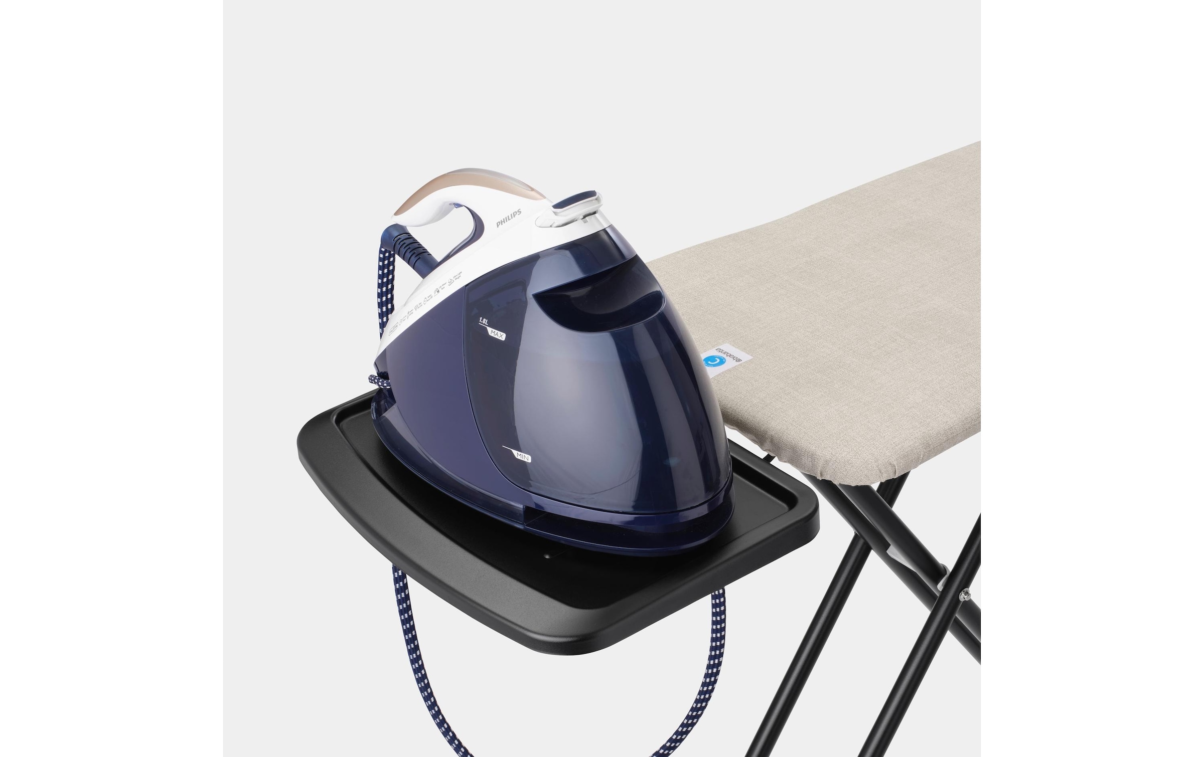 Brabantia Dampfbügelstation »Denim Grey 124 x 45 cm«