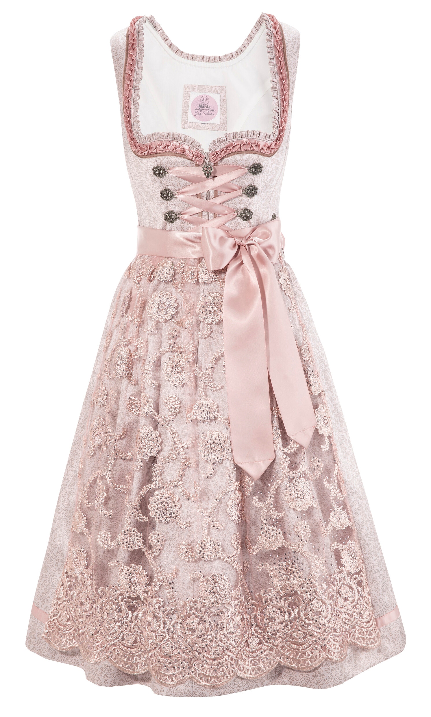 MarJo Dirndl, (2 tlg.), Damen, midi im modischem Monochrom - Look kaufen
