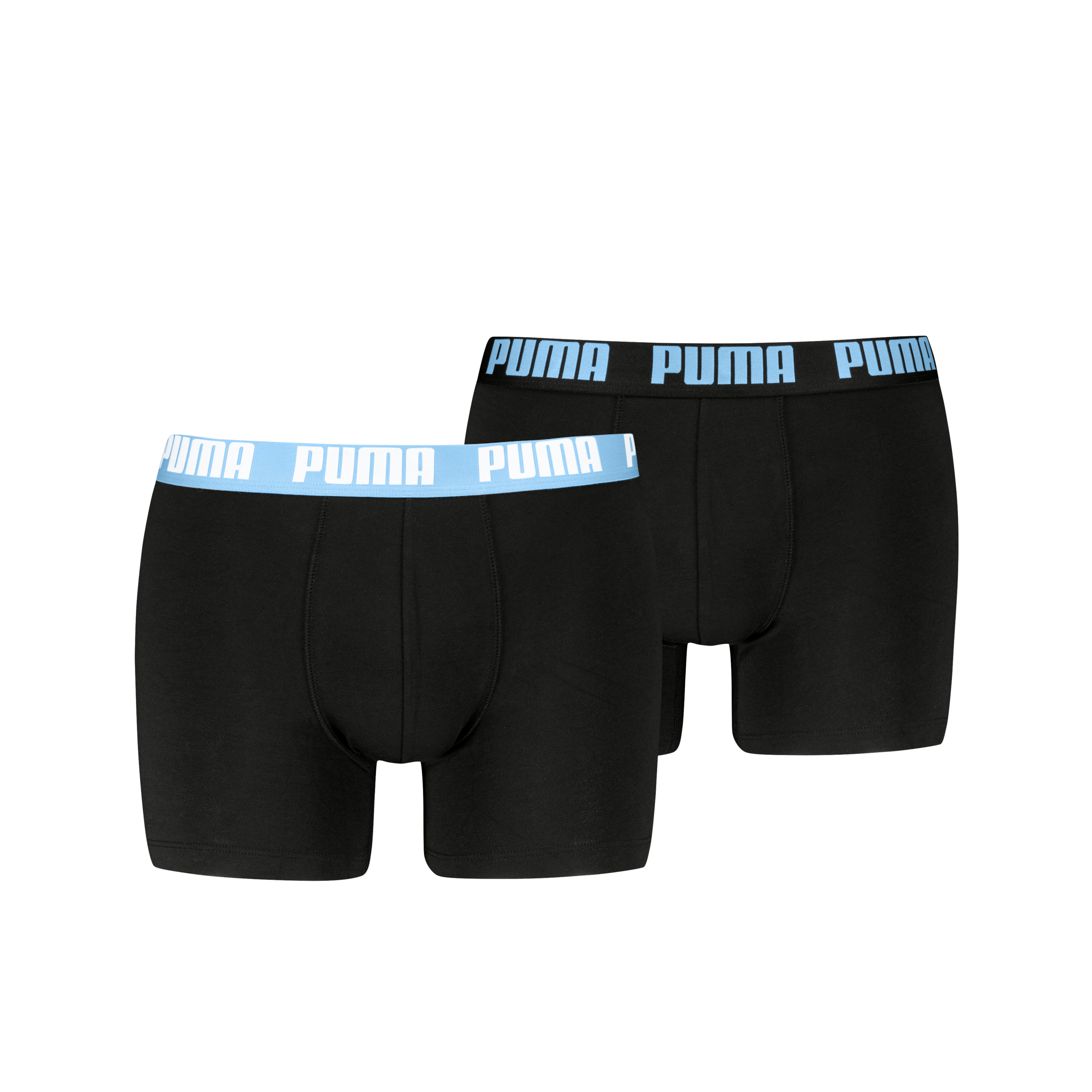 PUMA Boxershorts »PUMA MEN EVERYDAY BASIC BOXERS 2P« Packung, 2er Pack, mit Logobund