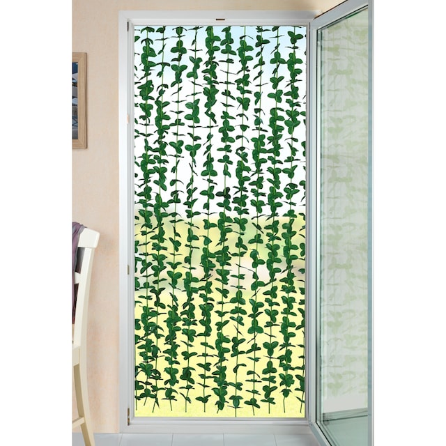 locker Türvorhang »Pearl«, (1 St.), Kunststoff, transparent/schwarz, 72  Stränge kaufen