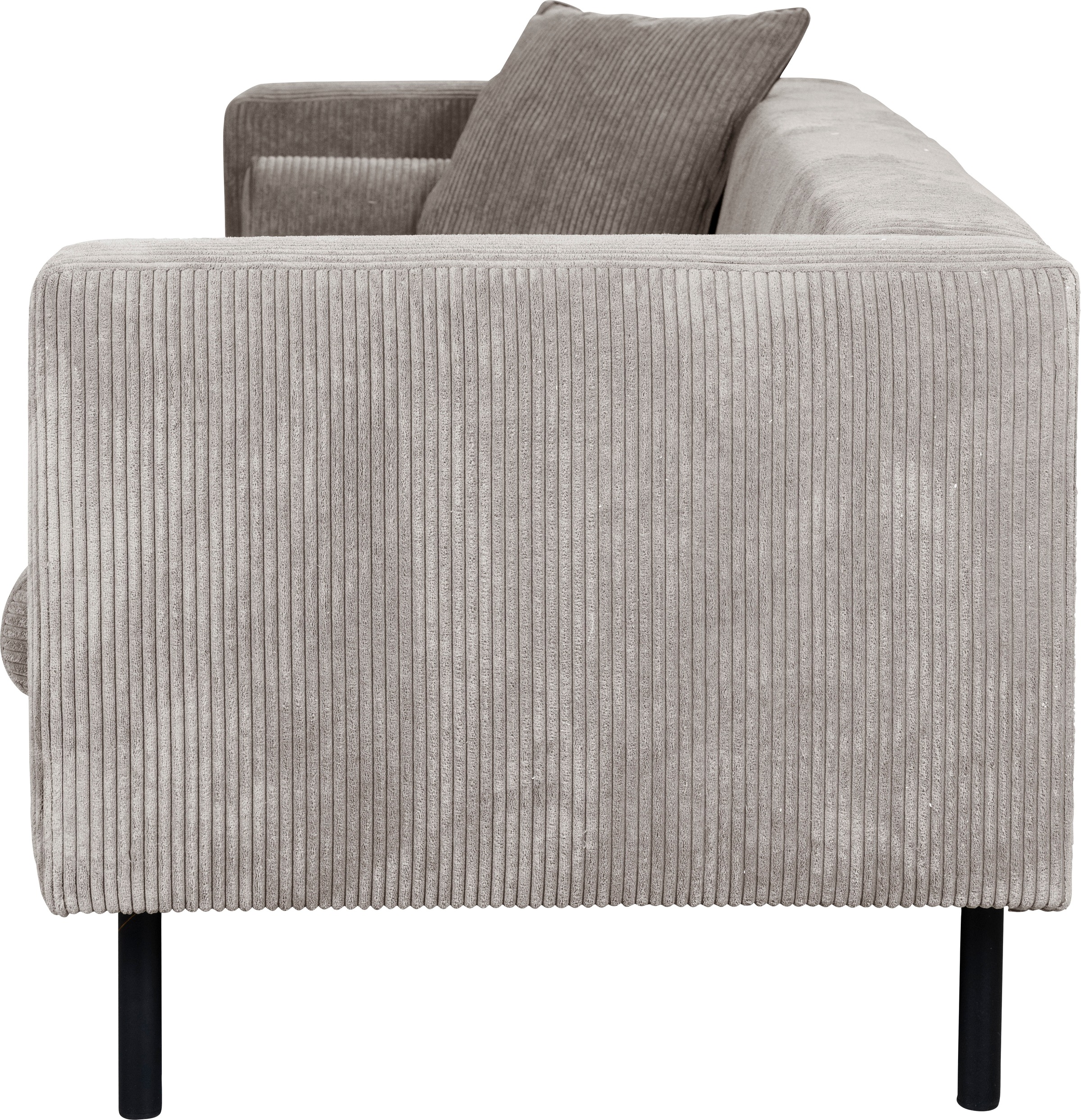 Guido Maria Kretschmer Home&Living 2-Sitzer »Lillibeth Designsofa mit Wellenunterfederung, Masse B/T/H: 155/74/83 cm«, Zierkissen als Wendekissen, in Samtoptik oder Cord