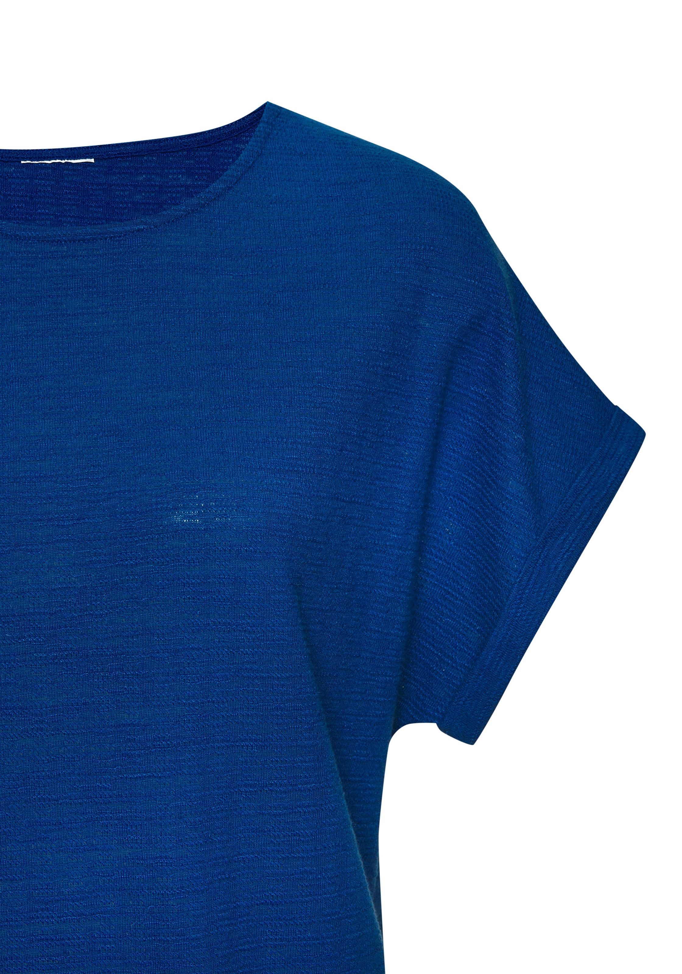 Vivance T-Shirt »aus bügelfreiem Strukturstrick«, aus weicher Qualität mit Baumwolle