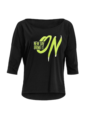 Winshape 3/4-Arm-Shirt »MCS001 ultra leicht«, mit Neon gelbem Glitzer-Aufdruck kaufen