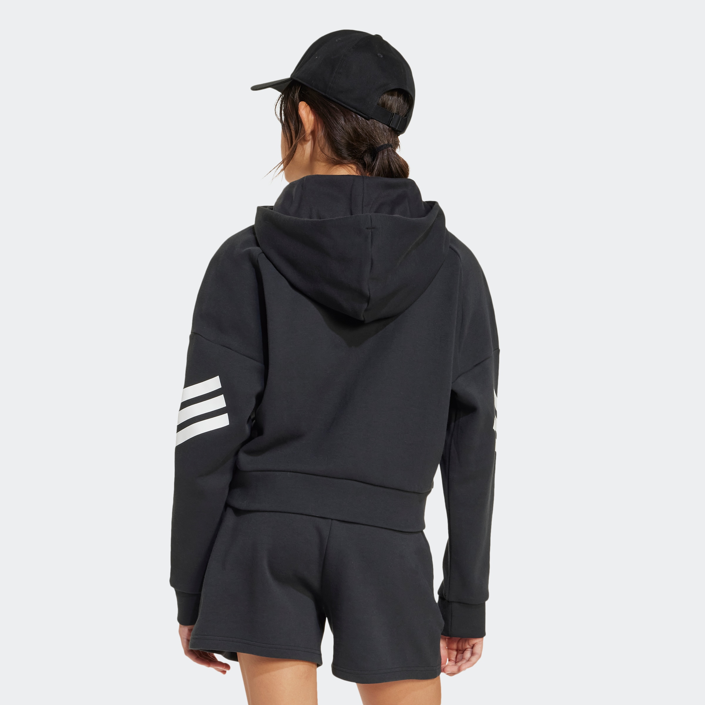 adidas Sportswear Kapuzensweatshirt »JG FI 3S FZ«