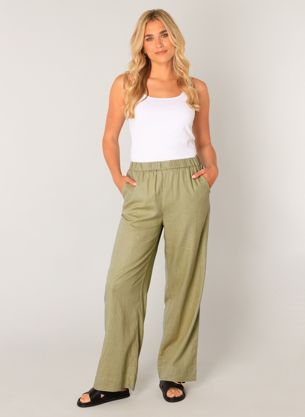 Base Level Leinenhose »Yul«