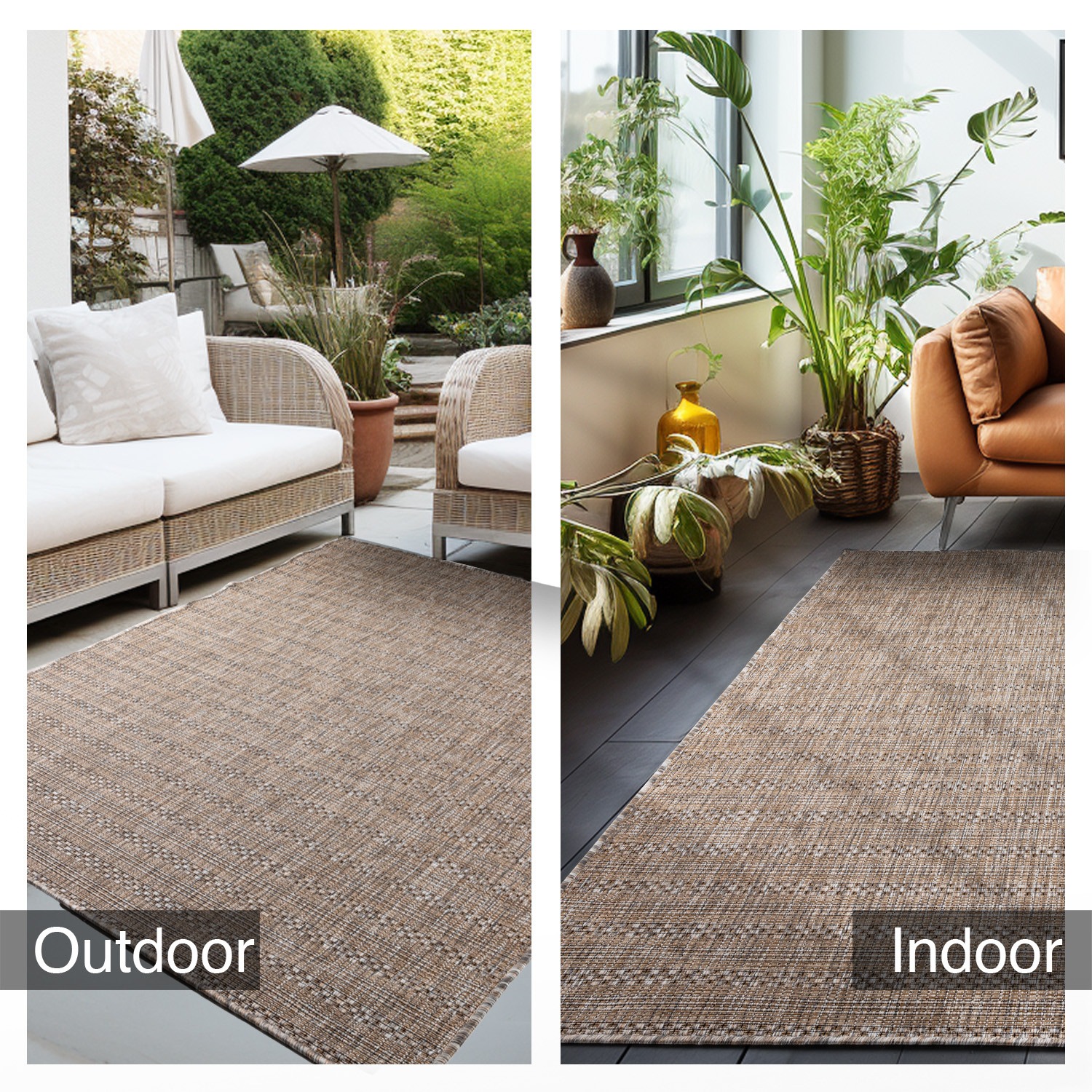 Ayyildiz Teppiche Outdoorteppich »ZAGORA 4513«, rechteckig, 5 mm Höhe, Läufer, Pflegeleicht, Strapazierfähig, In- und Outdoor geeignet