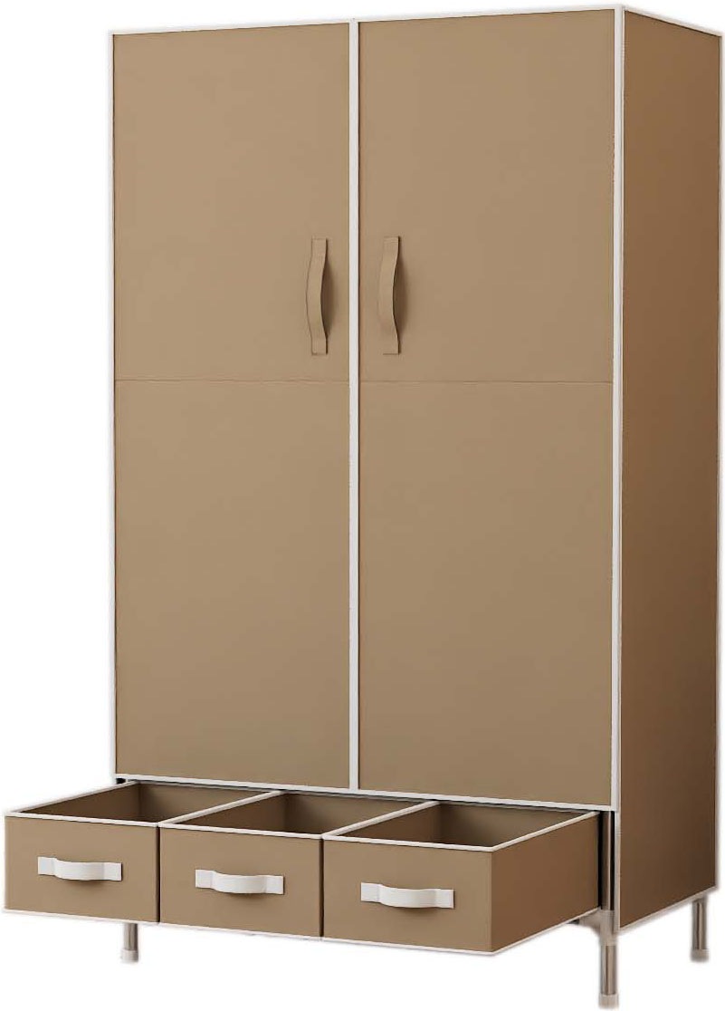INOSIGN Kleiderschrank »Stockholm Stoffkleiderschrank Bestseller in diversen Ausführungen« Stabiler Schrank mit Türen und Schubladen in vielen Breiten, Schlafzimmer Garderobe Schrank Stoffkleiderschrank mit viel Stauraum