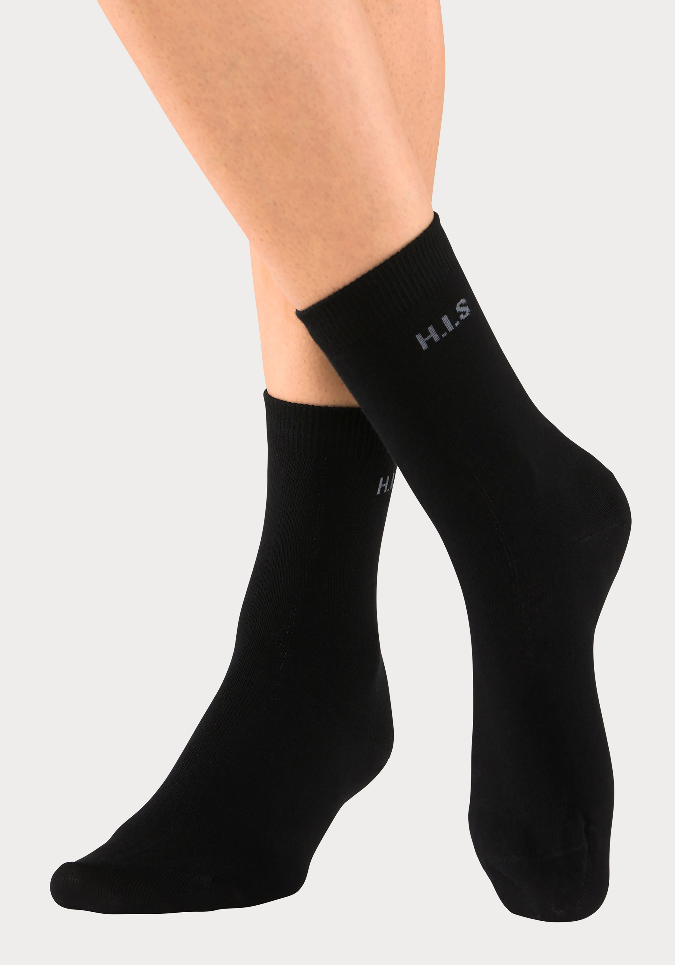 Jelmoli-Versand bei Socken, (16 mit online bestellen eingestricktem Paar), H.I.S Schweiz Markenlogo