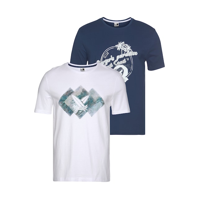 Ocean Sportswear T-Shirt »Essentials T-Shirts«, (Packung, 2er-Pack) online  kaufen | Jelmoli-Versand