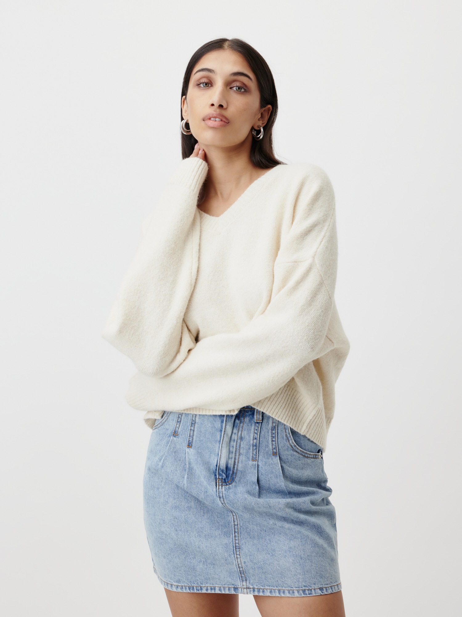 LeGer Strickpullover »Halina, LeGer by Lena Gercke« Loose fit mit Rundhalsausschnitt