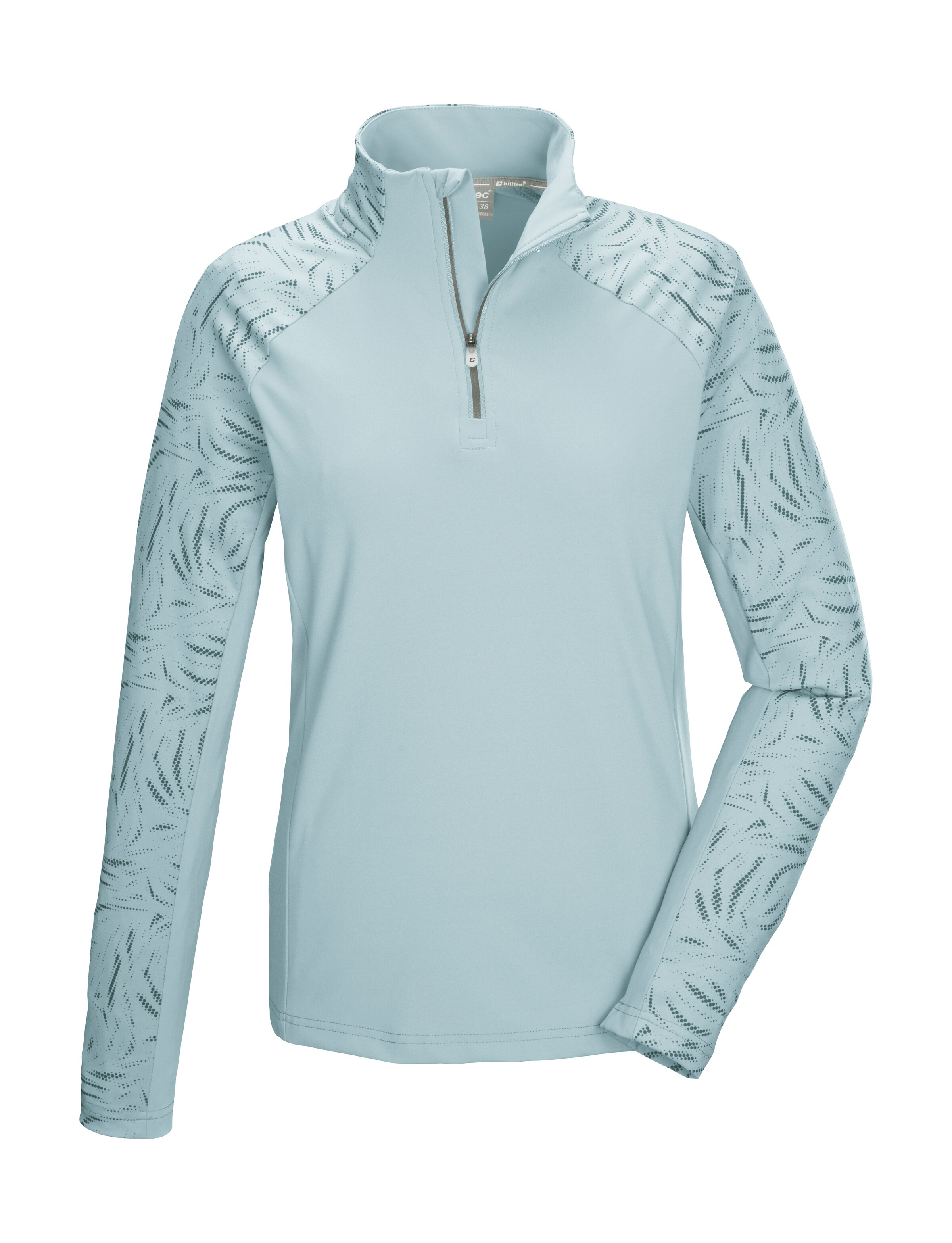 Killtec Langarmshirt »KSW 56 WMN FLX SHRT« Damen Funktionsshirt: warm, hoher Komfort, Stehkragen, Kinnschutz