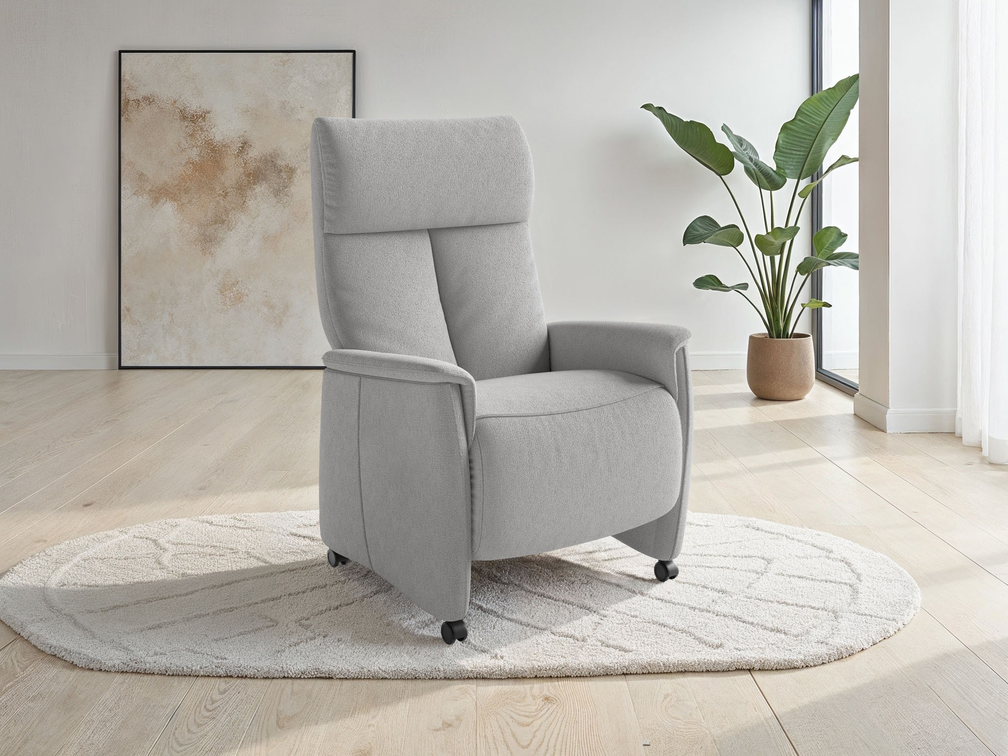 sit&more TV-Sessel "Cremona Comfort" wahlweise manuell oder elektrischer Funktion mit Akku