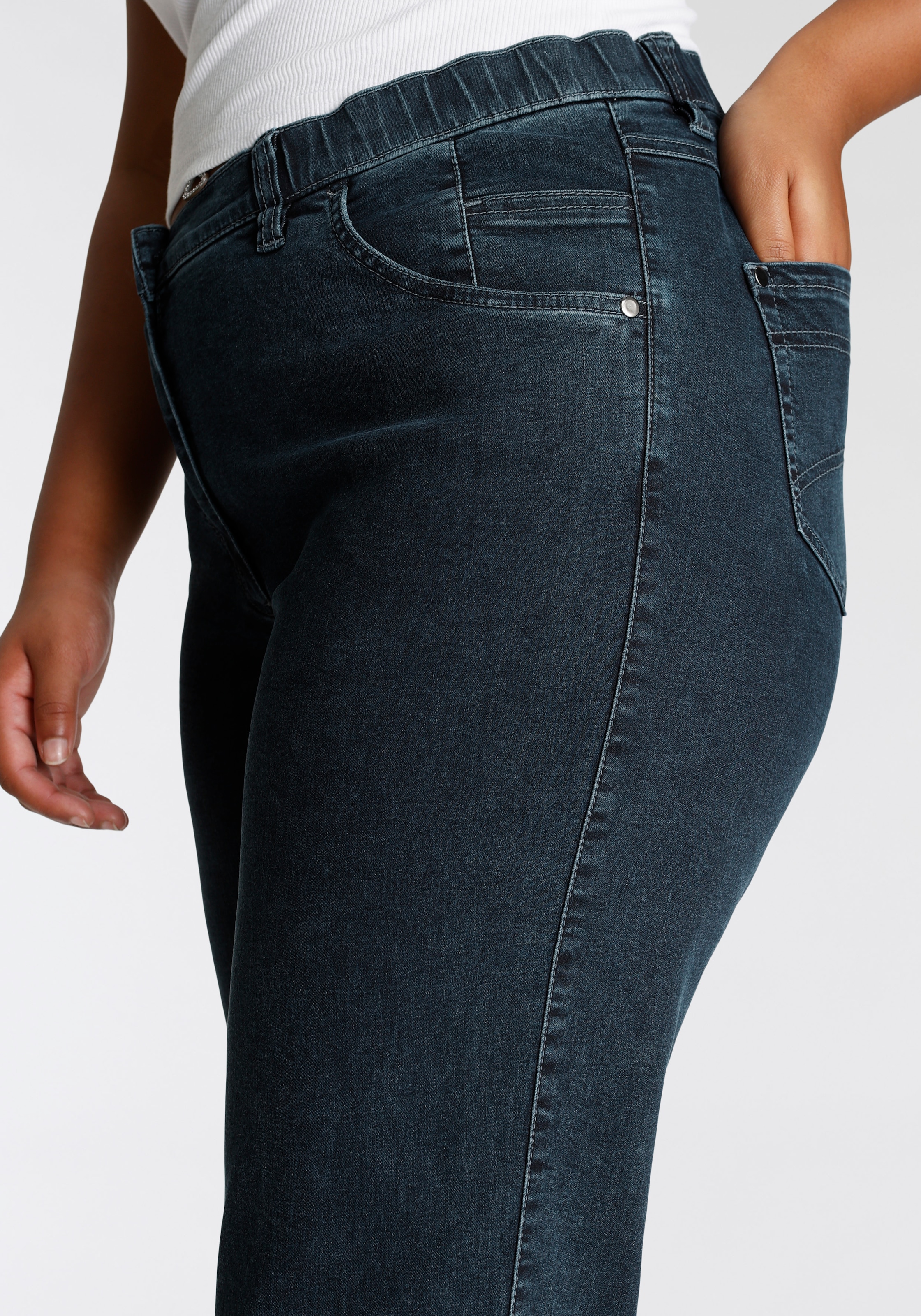 KjBRAND Straight-Jeans »Babsie«, mit Stretch