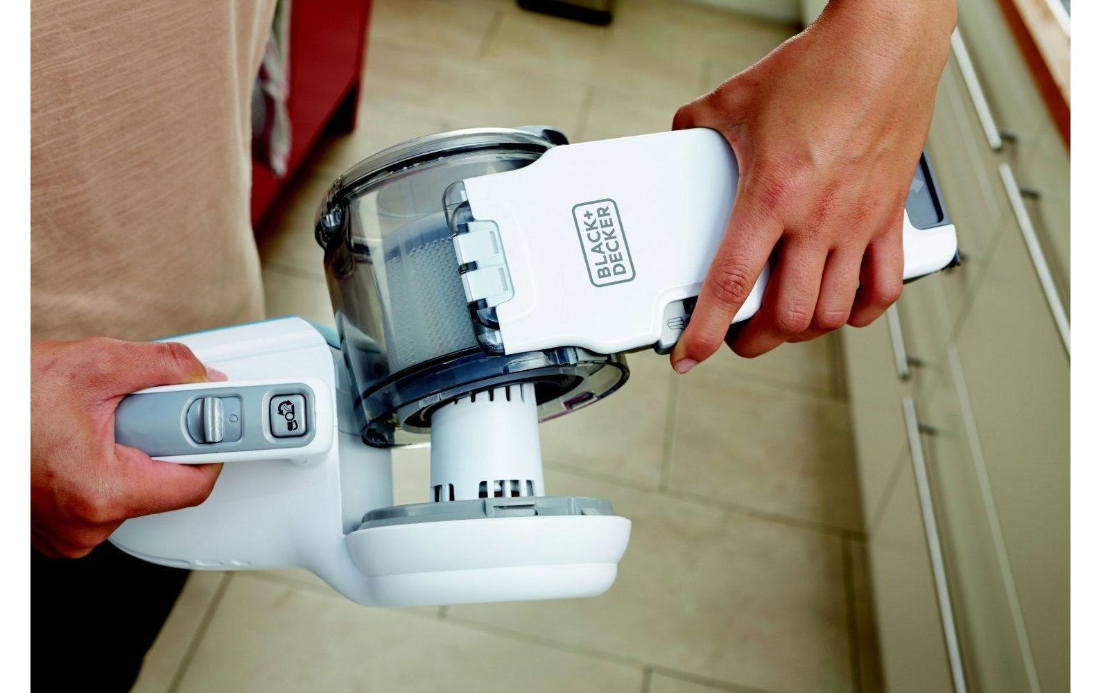 Black + Decker Akku-Handstaubsauger »Dustbuster Pivot Weiss, Blau«