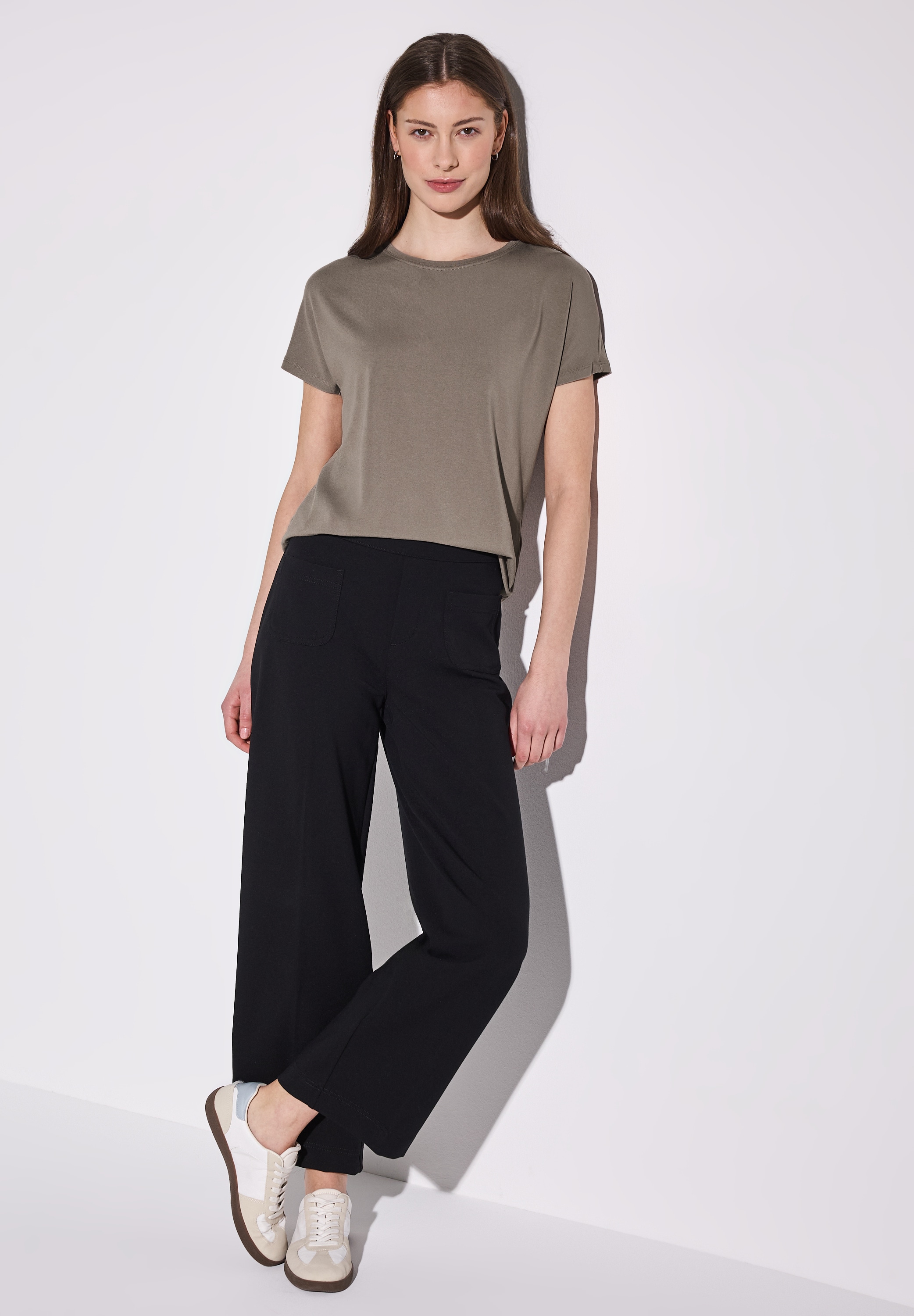 STREET ONE Shirttop »Style Crista«, mit hängenden Schultern