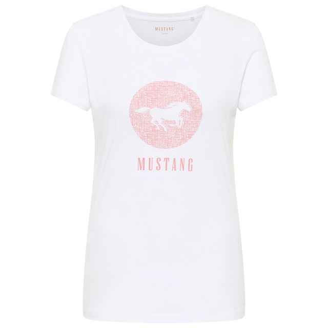 bei shoppen »Print-Shirt« MUSTANG Schweiz Kurzarmshirt Jelmoli-Versand online