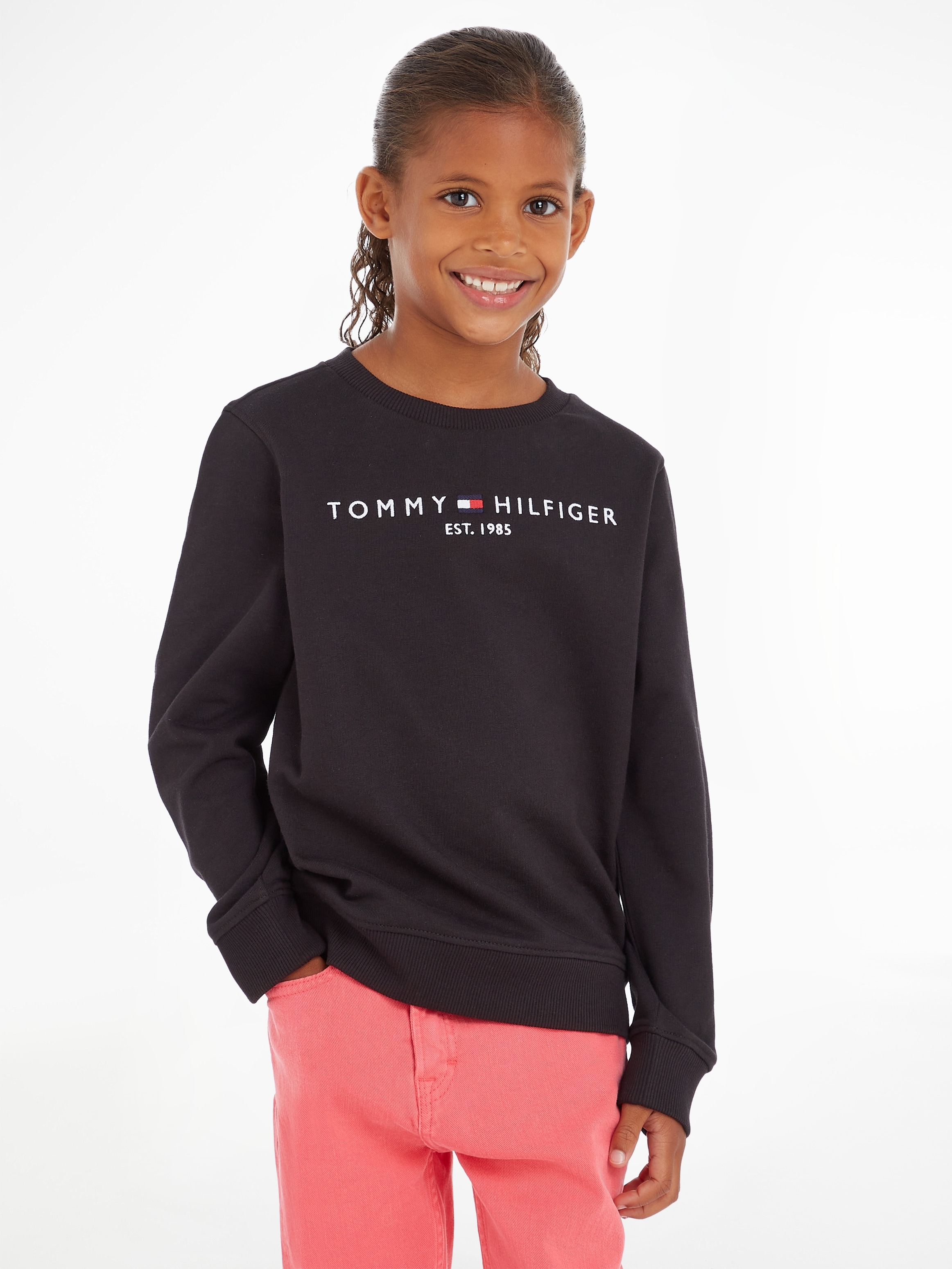 ✵ Tommy Hilfiger Sweatshirt »ESSENTIAL SWEATSHIRT«, für Jungen und Mädchen  online ordern | Jelmoli-Versand